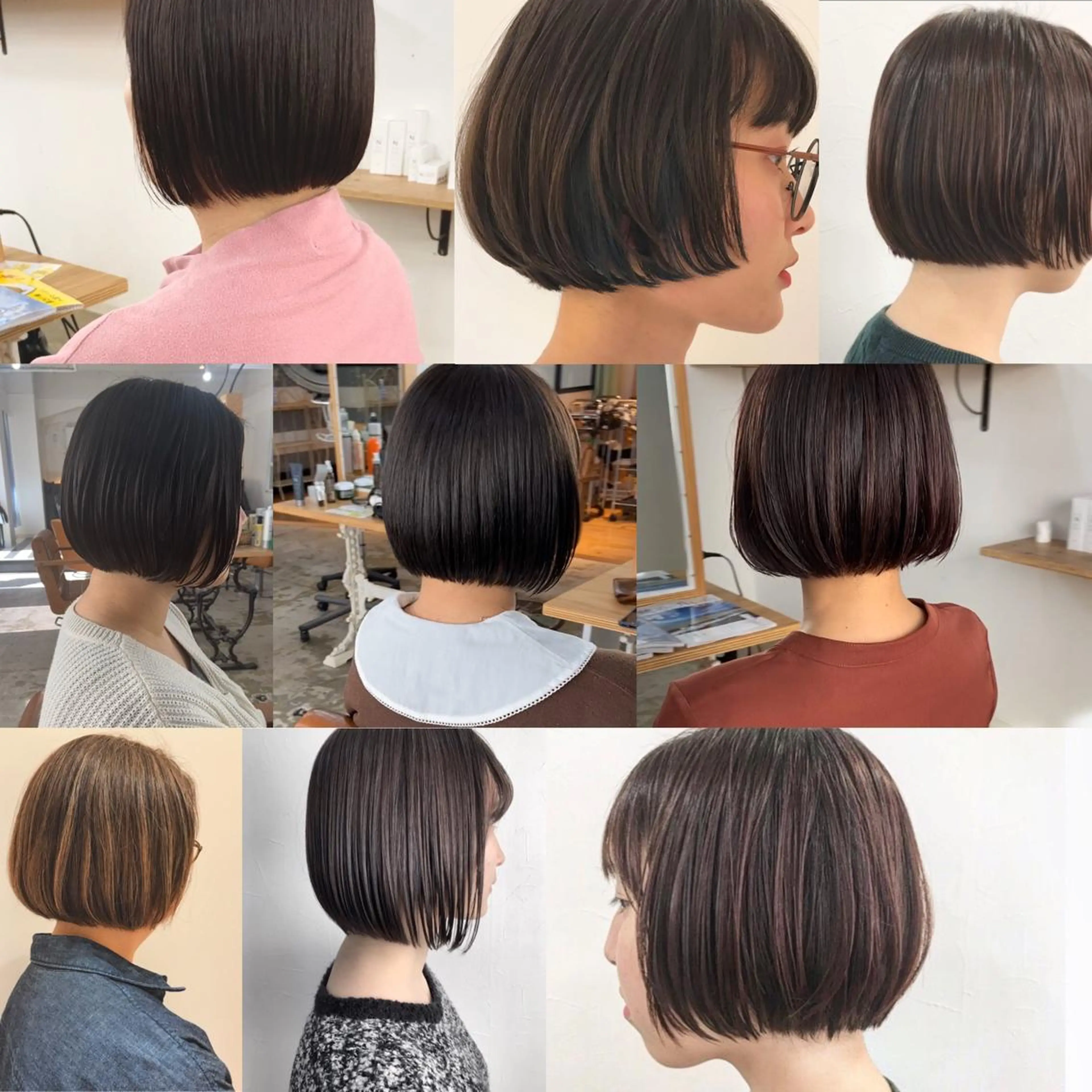 ショート カラー ボブ ショートヘア、ボブ こやさん　コヤマのヘアスタイル