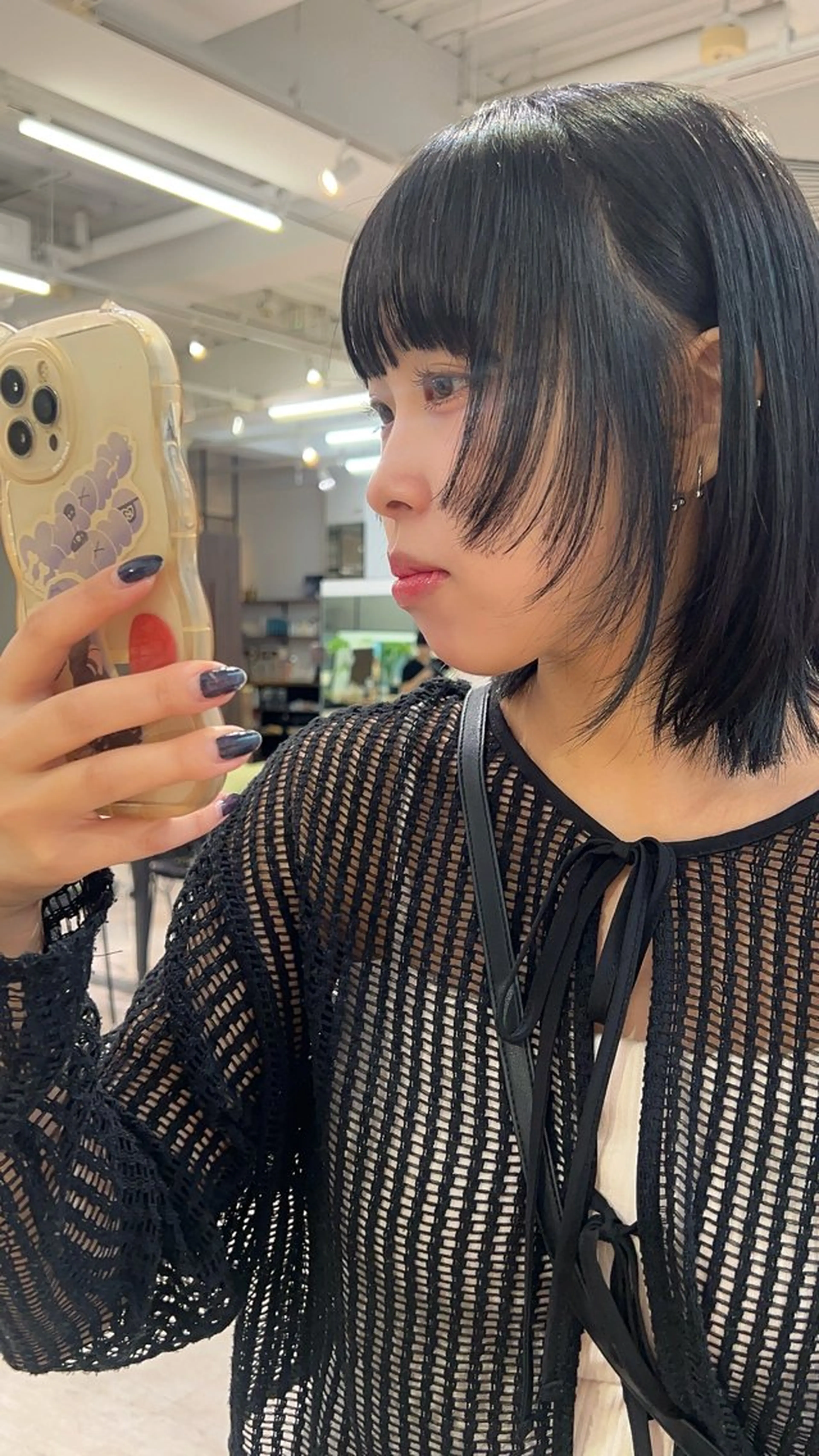 ショート カット VIEW Tokyo所属・🎀ミディアムボブ/ 縮毛矯正/ひかりのヘアスタイル