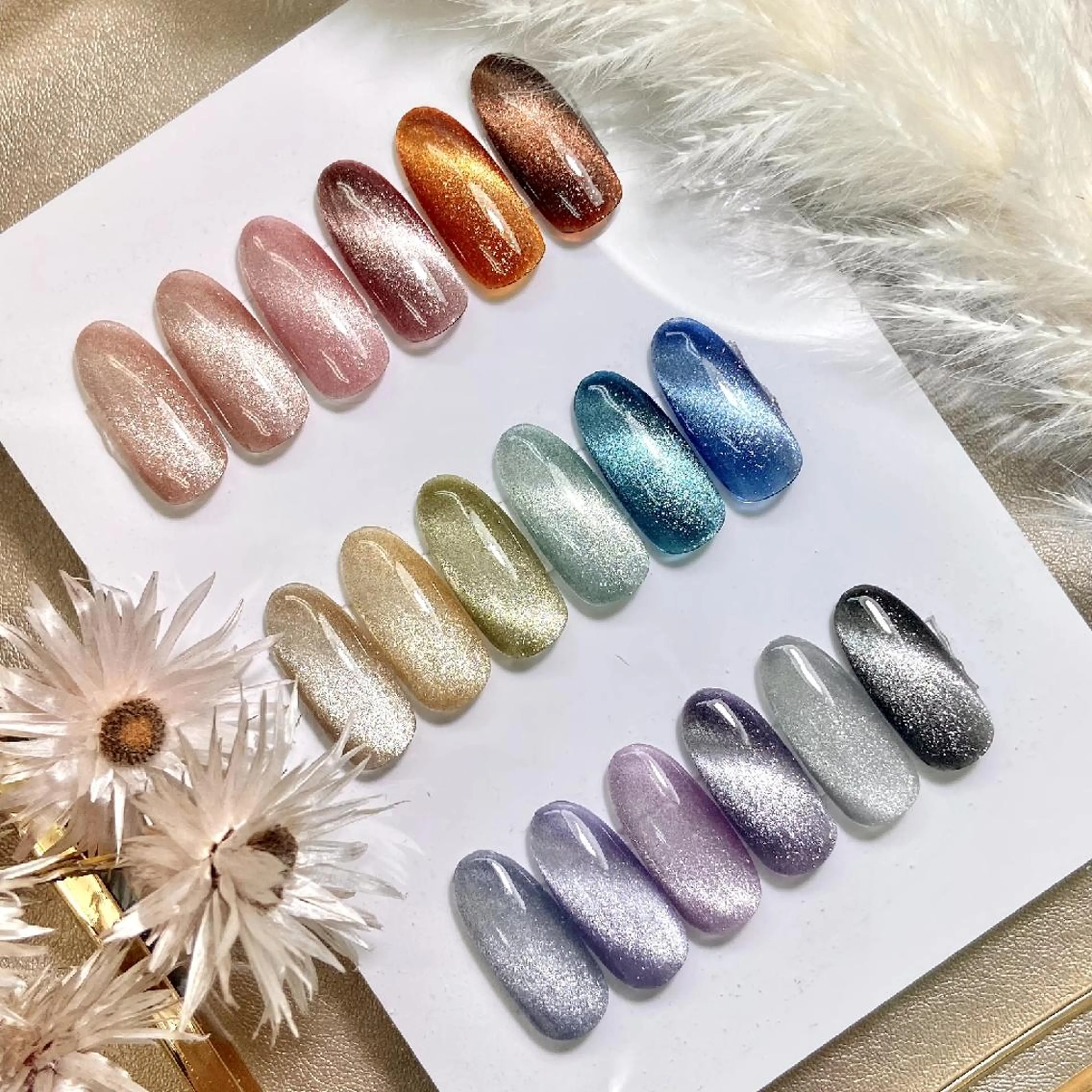 ネイル マグネットネイル ハンドネイル nail salon Lumièreのネイルデザイン