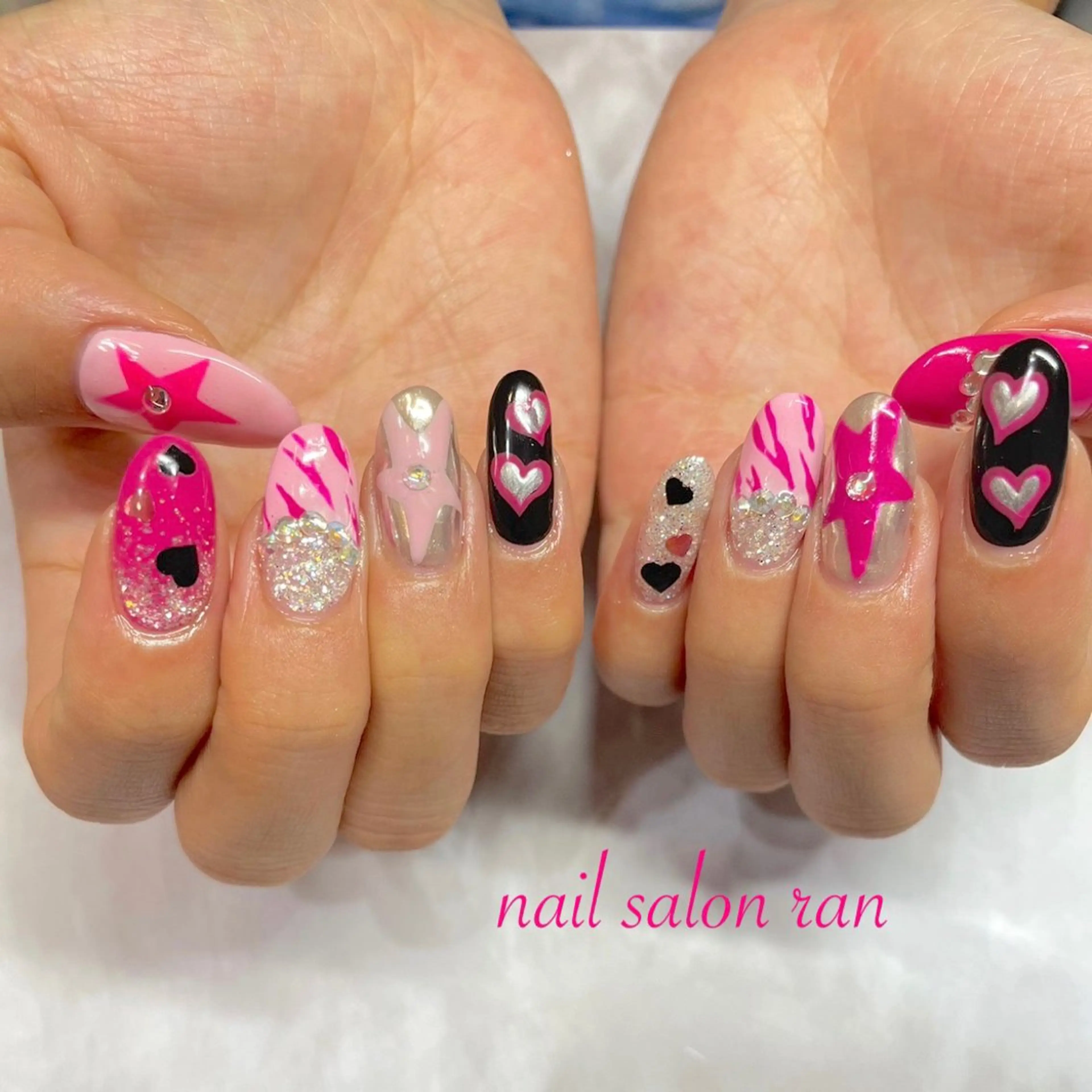 ネイル ハンドネイル ハンドケア nailsalon ranのネイルデザイン