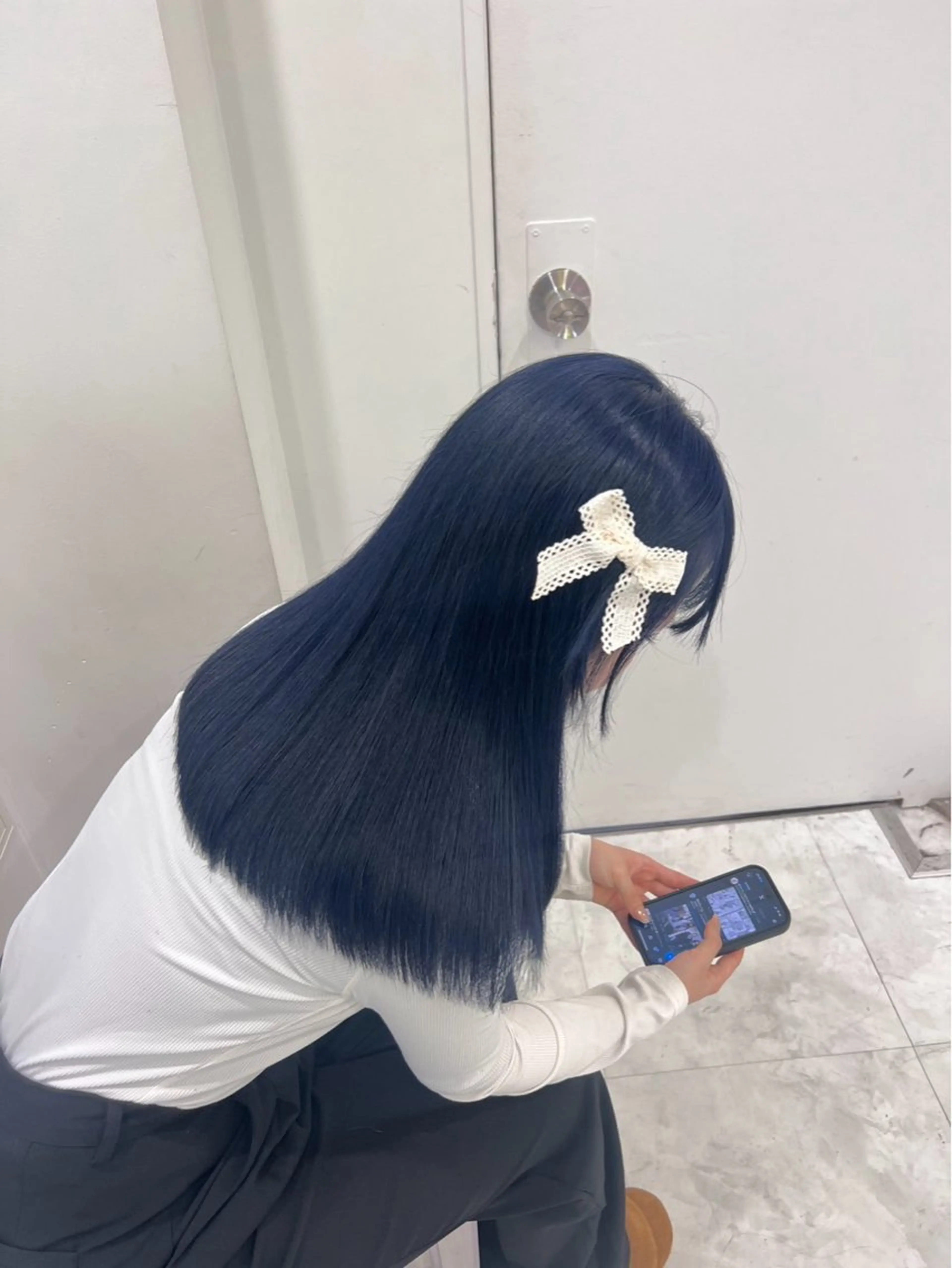 ロング カラー 韓国風暗髪🐈‍⬛ KOUMI🪽のヘアスタイル