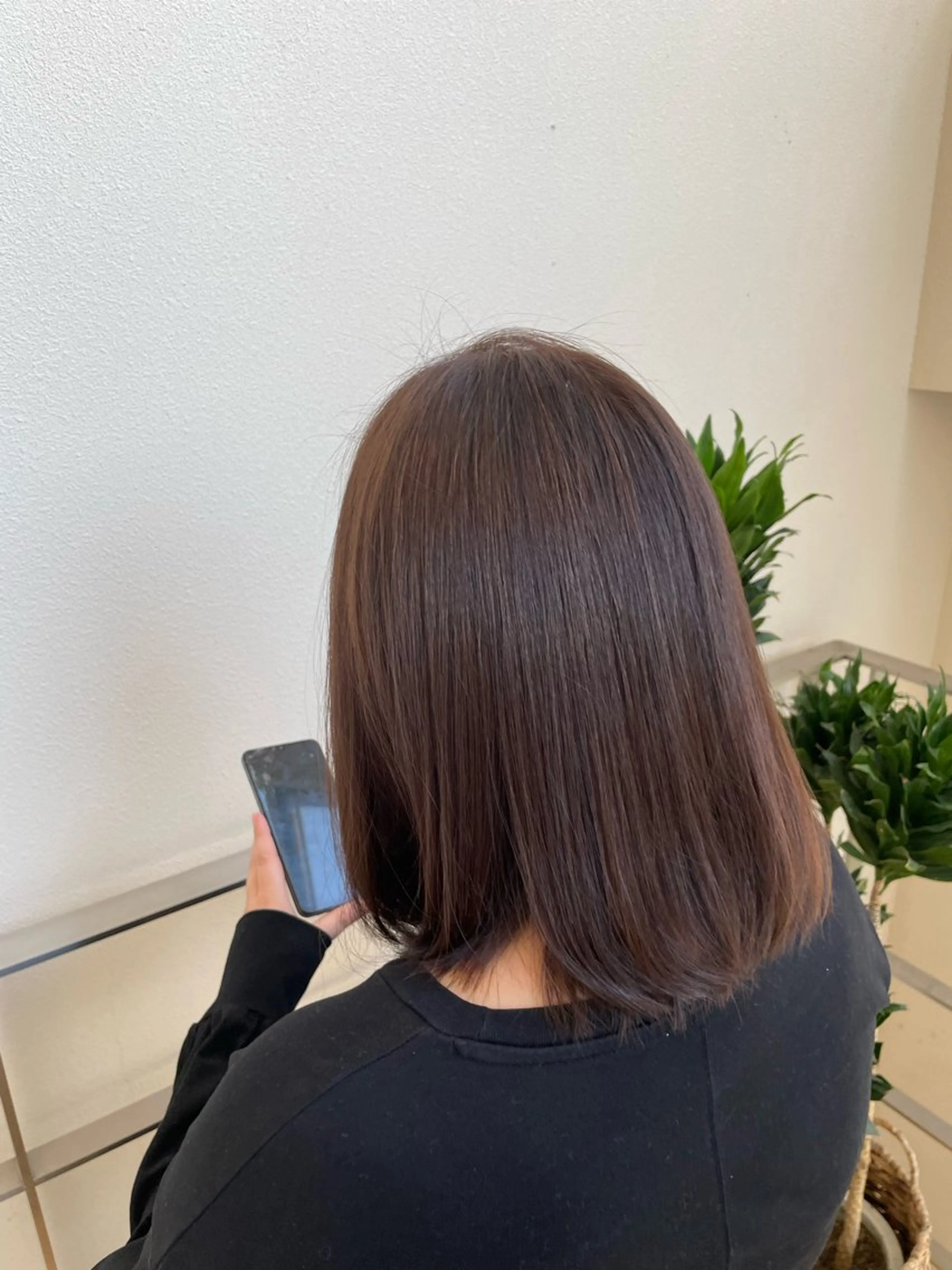 ミディアム めぞんどぼーて少路所属・めぞんどぼーて REINAのヘアスタイル