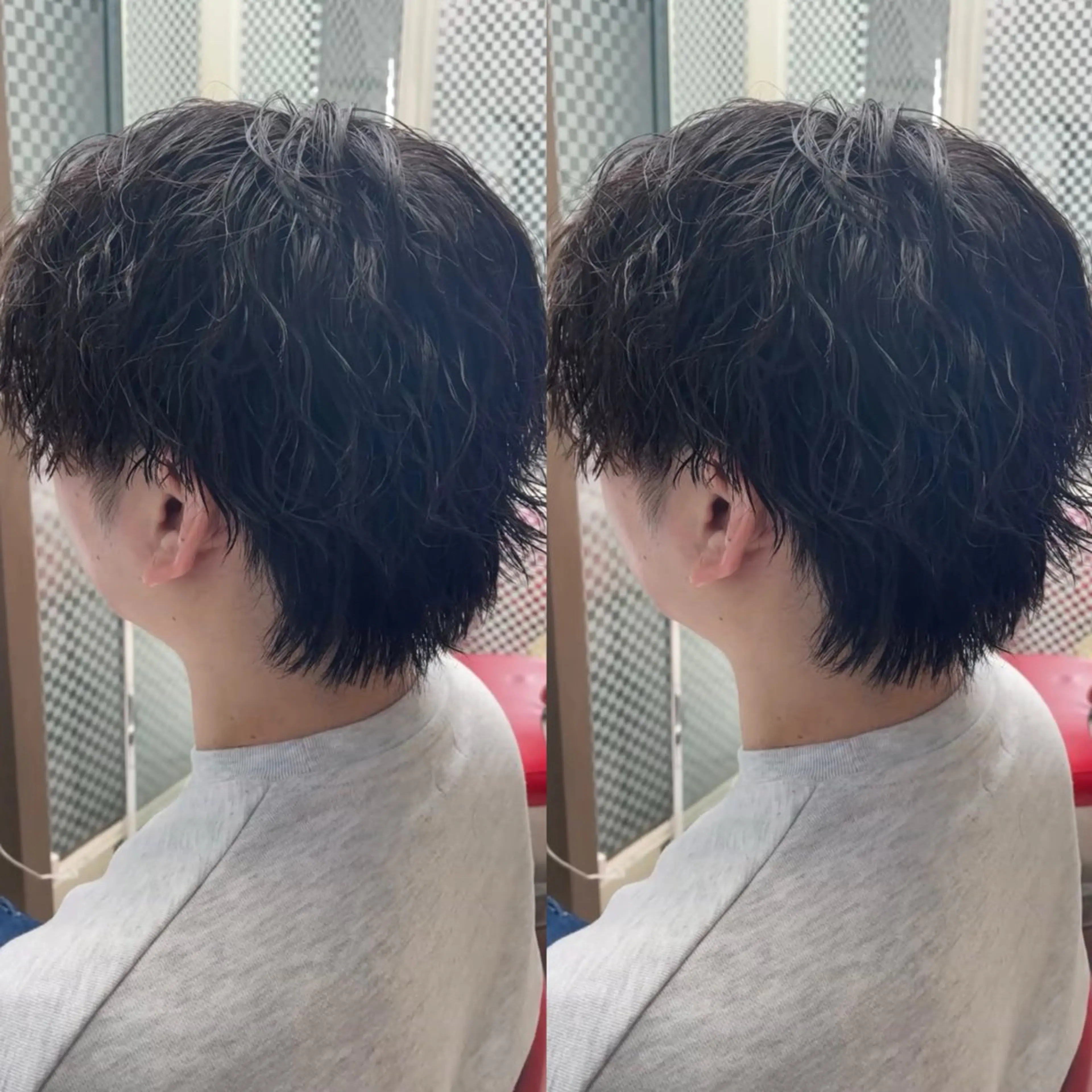 【men's】⭐︎デザインカット＋スパイラルパーマの写真