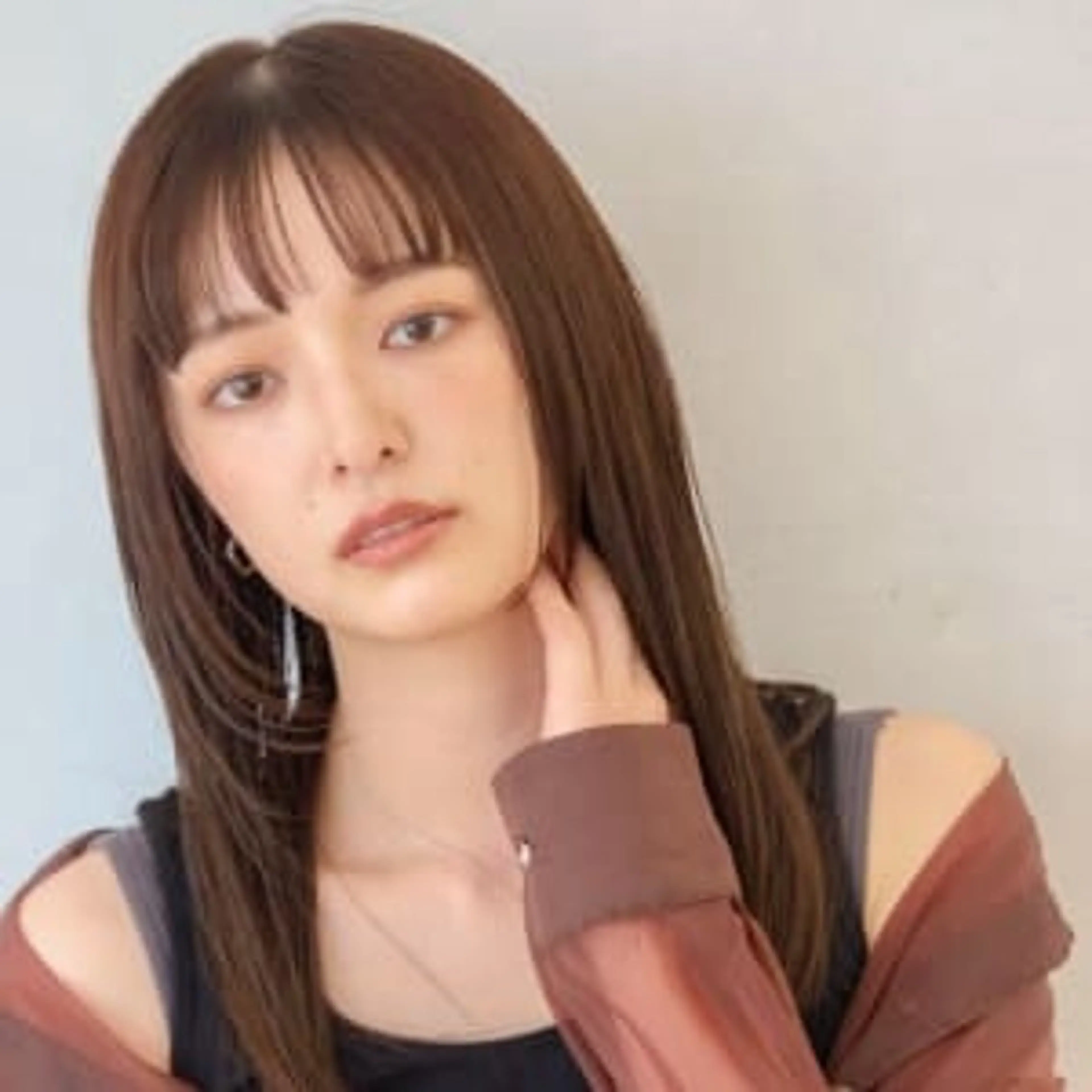 カラー ロング リトル大宮所属・キクチ ミクのヘアスタイル