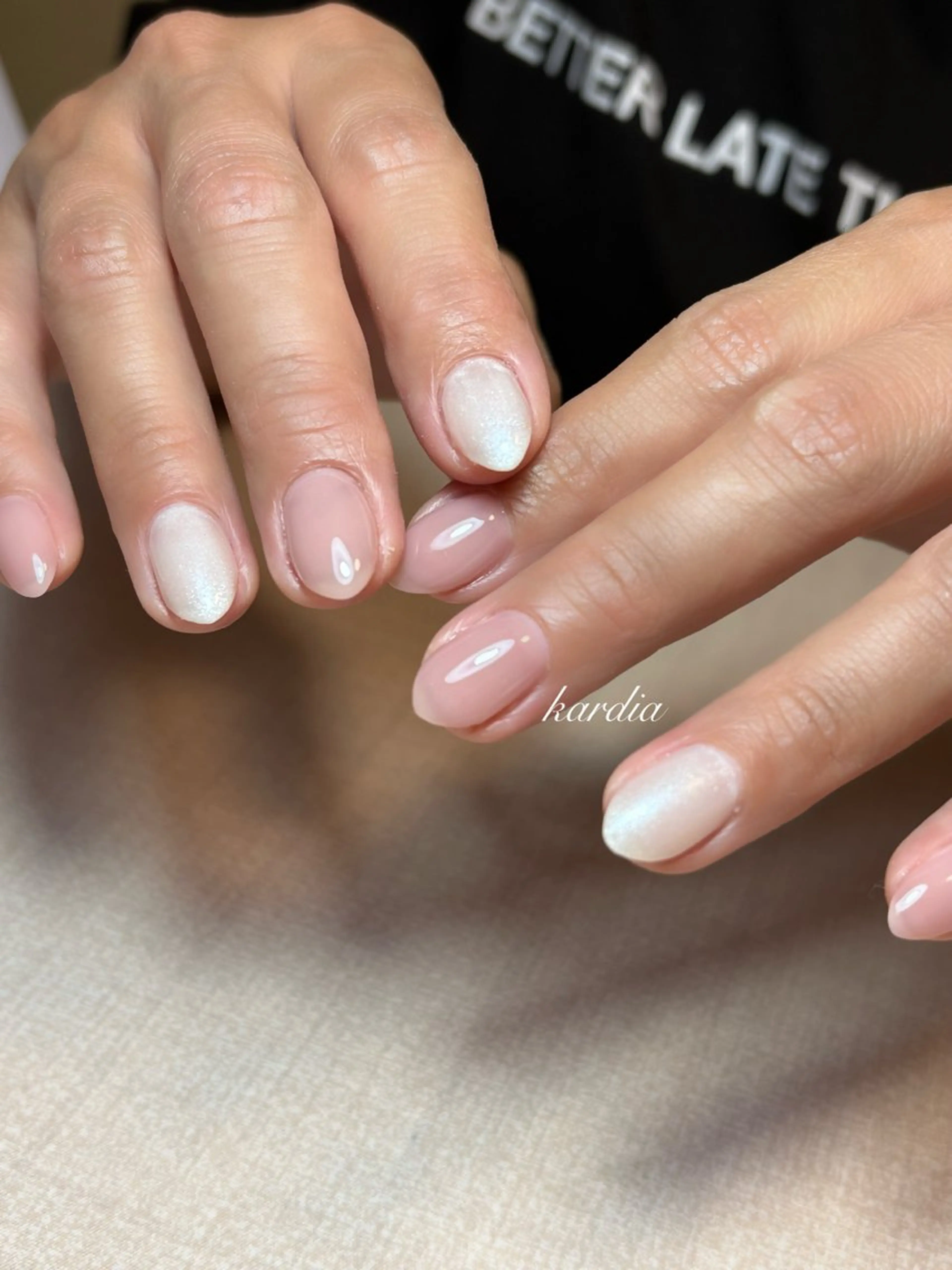 ネイル ハンドネイル καρδιά -ｶﾙﾃﾞｨｱ-のネイルデザイン