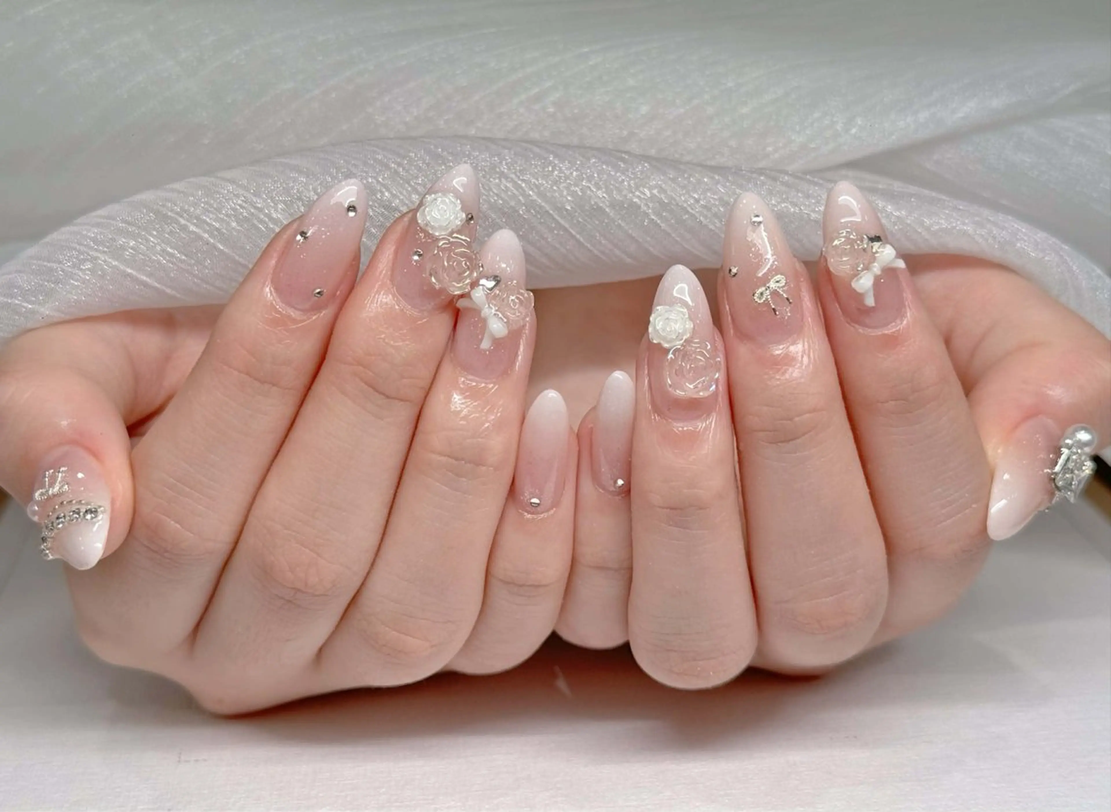 ネイル フレンチネイル 韓国ネイル マグネットネイル ニュアンスネイル ワンカラーネイル ハンドネイル アミ ちゃんのネイルデザイン