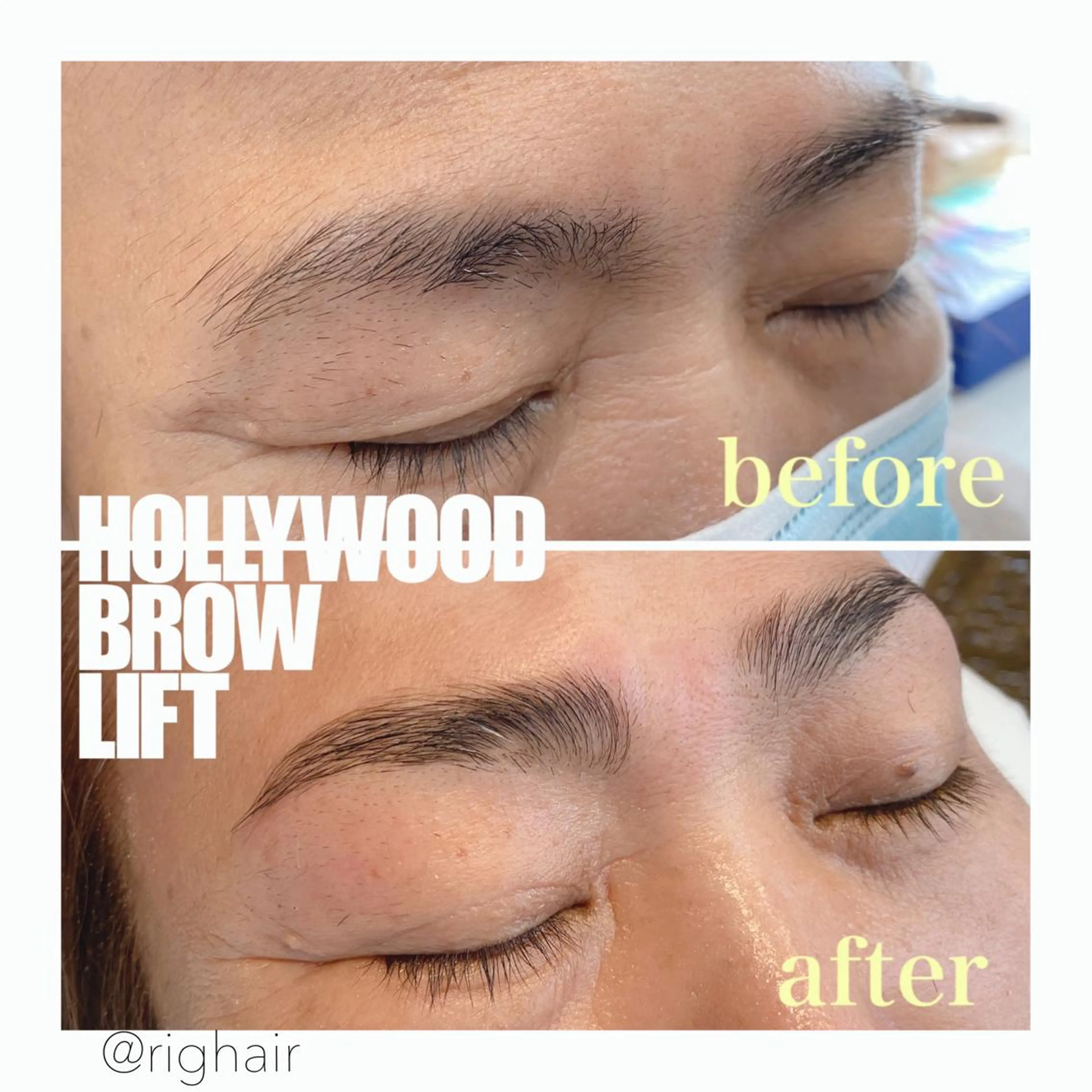 アイブロウ ハリウッドブロウリフト ワックス脱毛 その他(アイブロウ) RigHair所属・RigHair MIZUHOのネイルデザイン