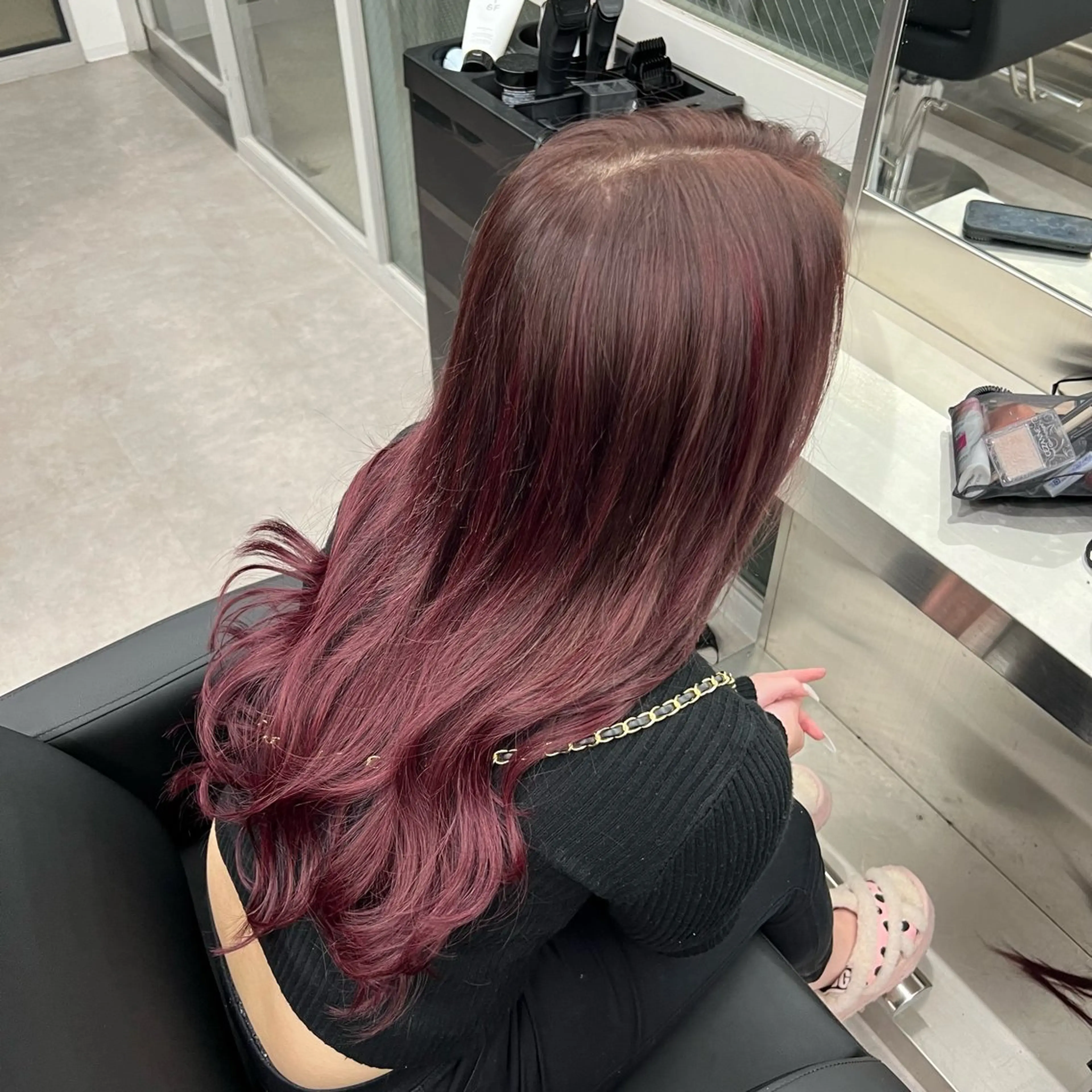 セミロング 艶髪／シールエクステ 🌻ノゾミ🌻のヘアスタイル