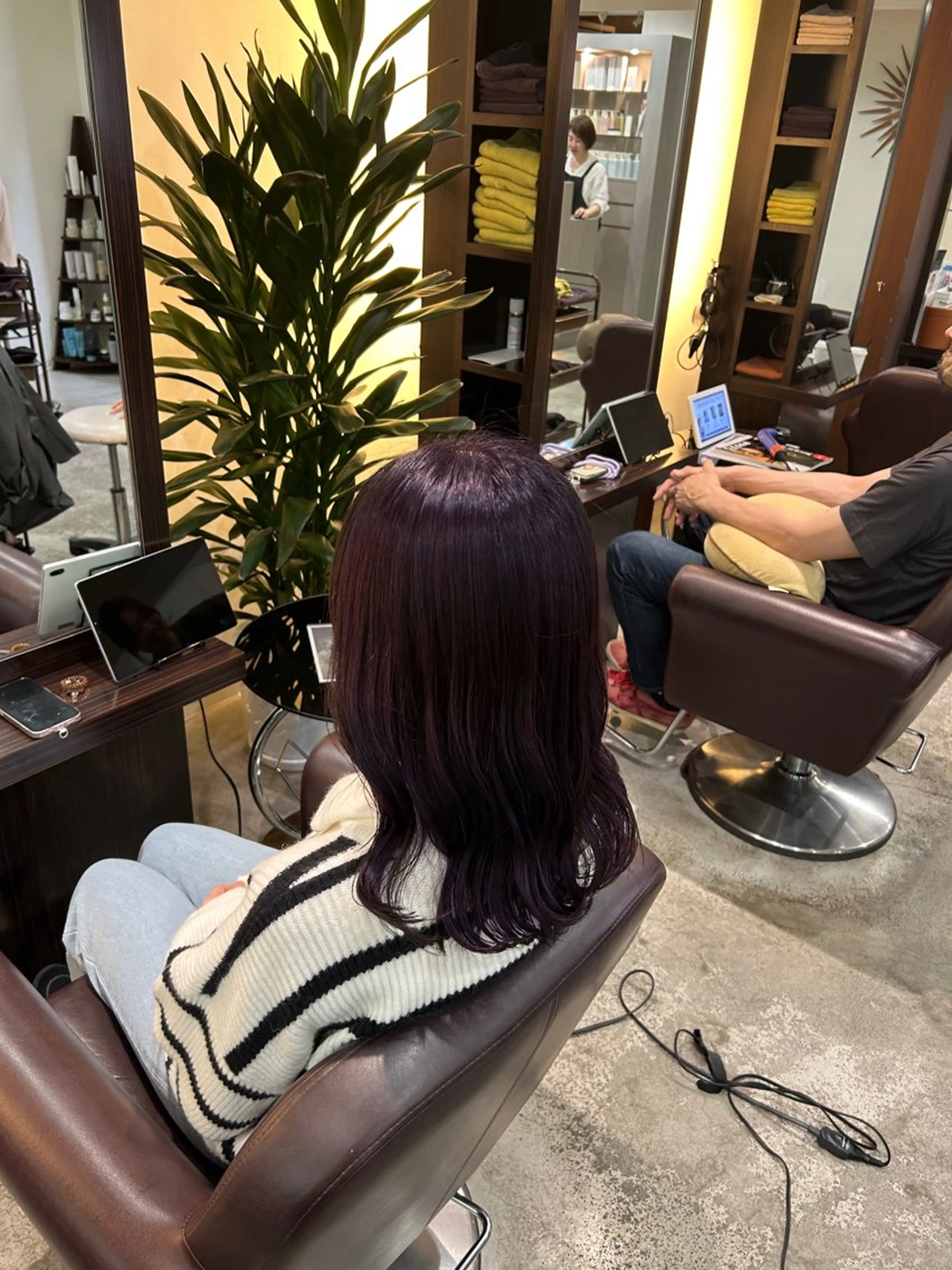 ミディアム カラー ラベンダーカラー 坂本奈都美 🎀のヘアスタイル