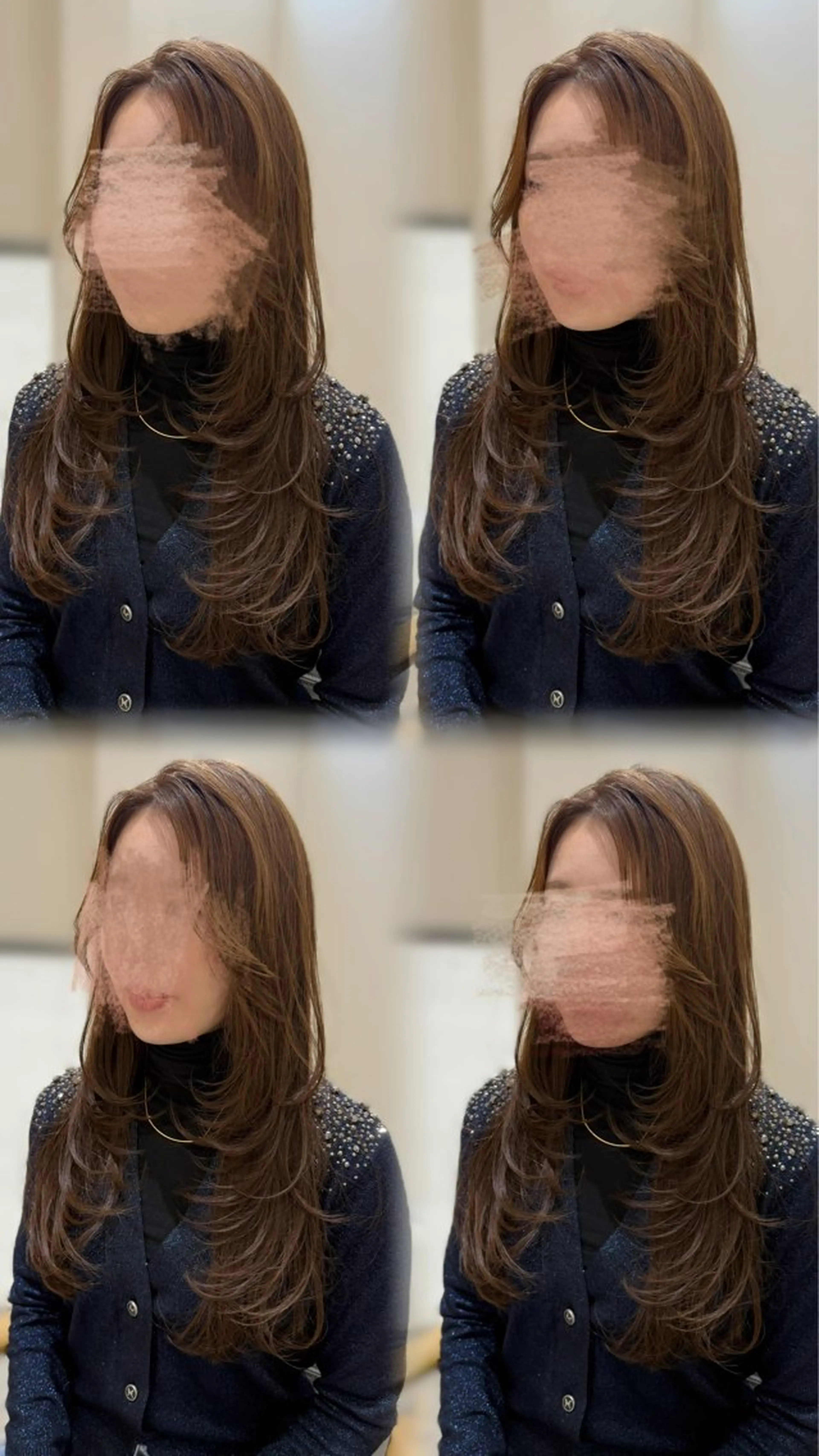 セミロング カット ヘアカラー トリートメント Zina 熊本店 ワンホン/Juranのヘアスタイル