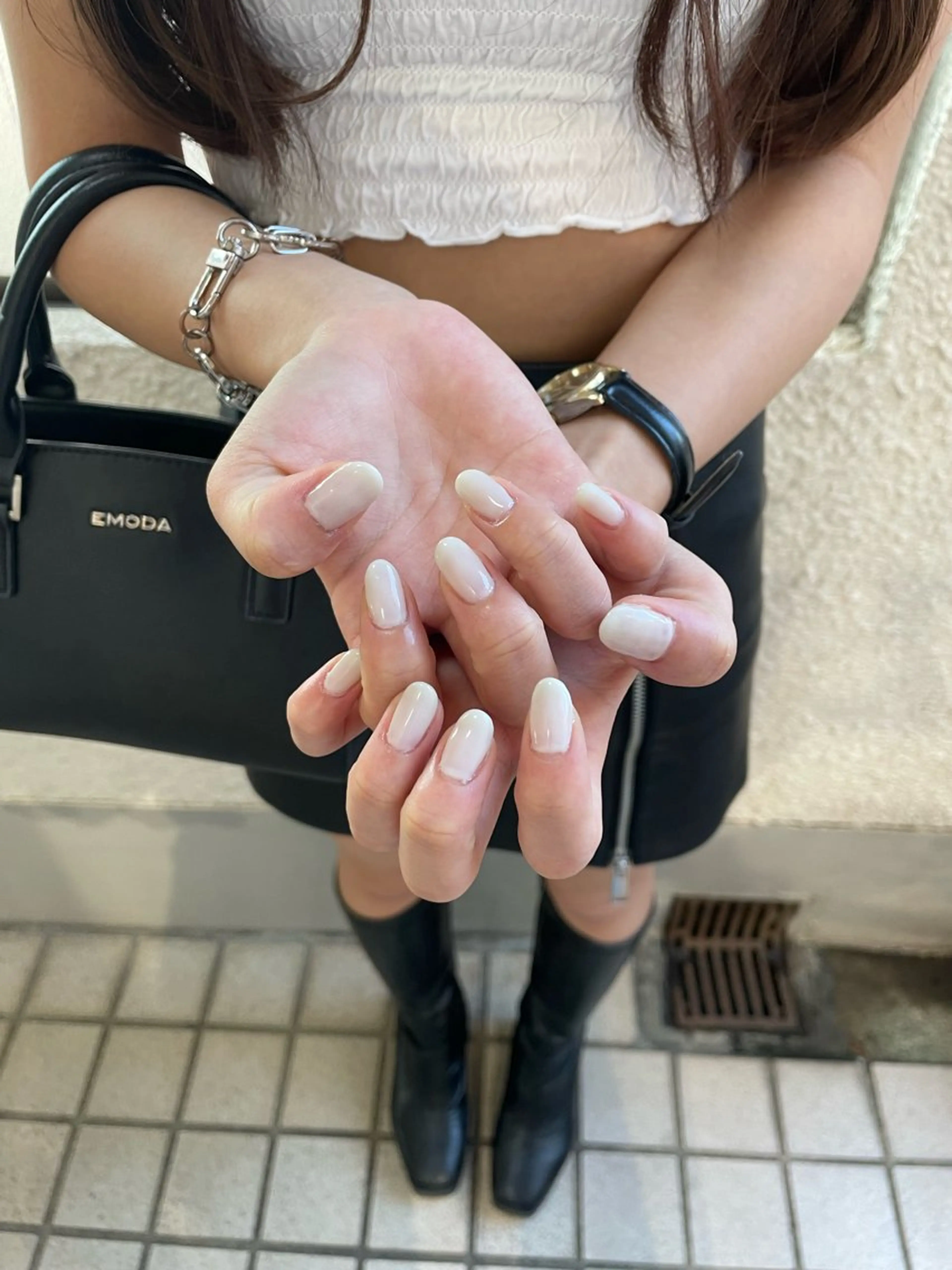 ［時短メニュー🕐］ワンカラーネイル💅&ヘアワンカラー🩵の写真