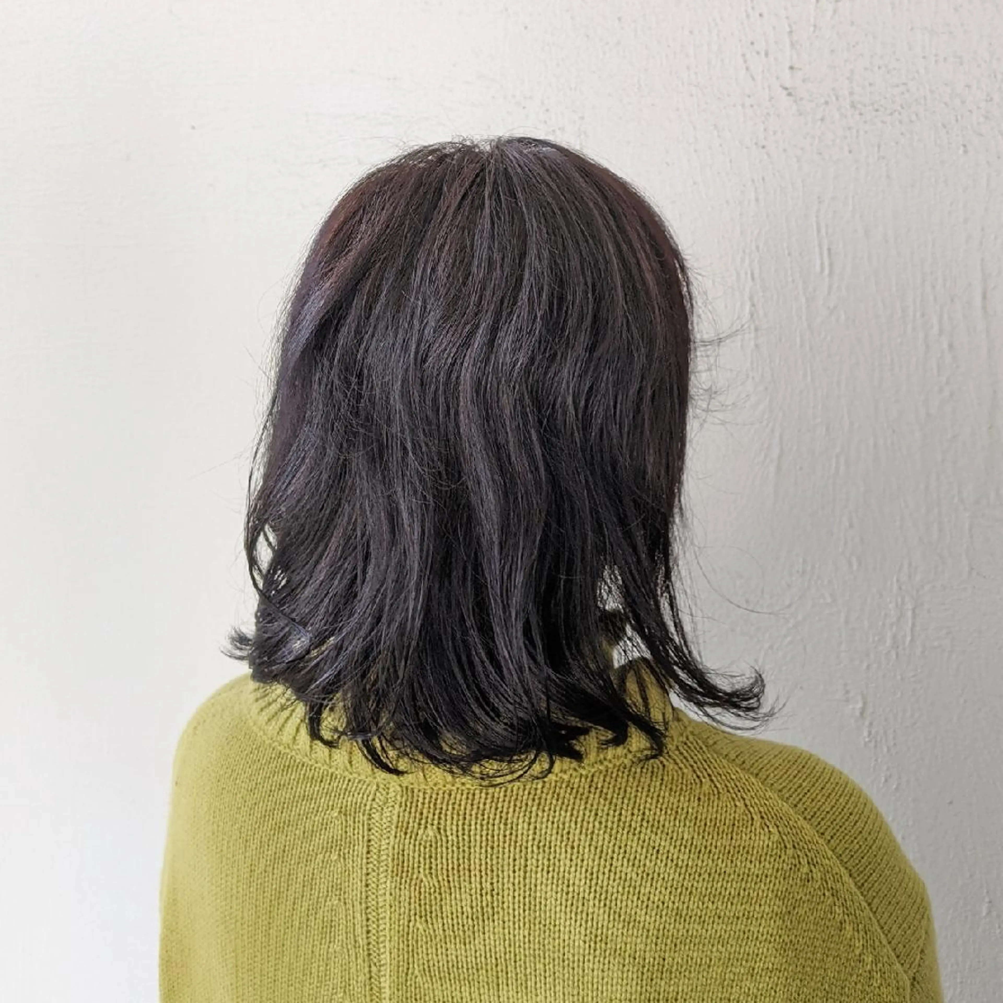 カラー ミディアム 浜田りほ Luxbe 博多バスターミナルのヘアスタイル