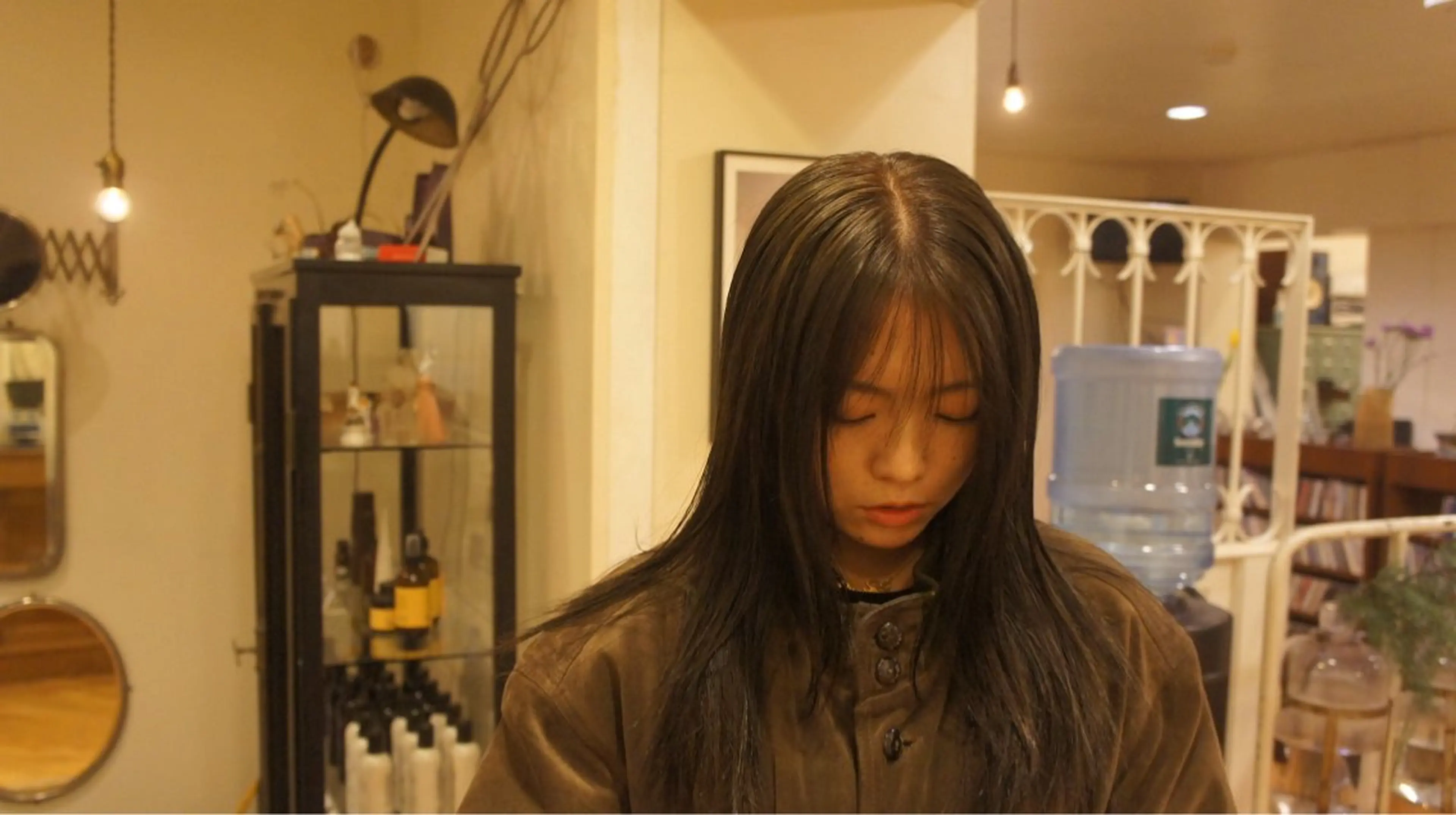 セミロング カラー 藤川 りんとのヘアスタイル