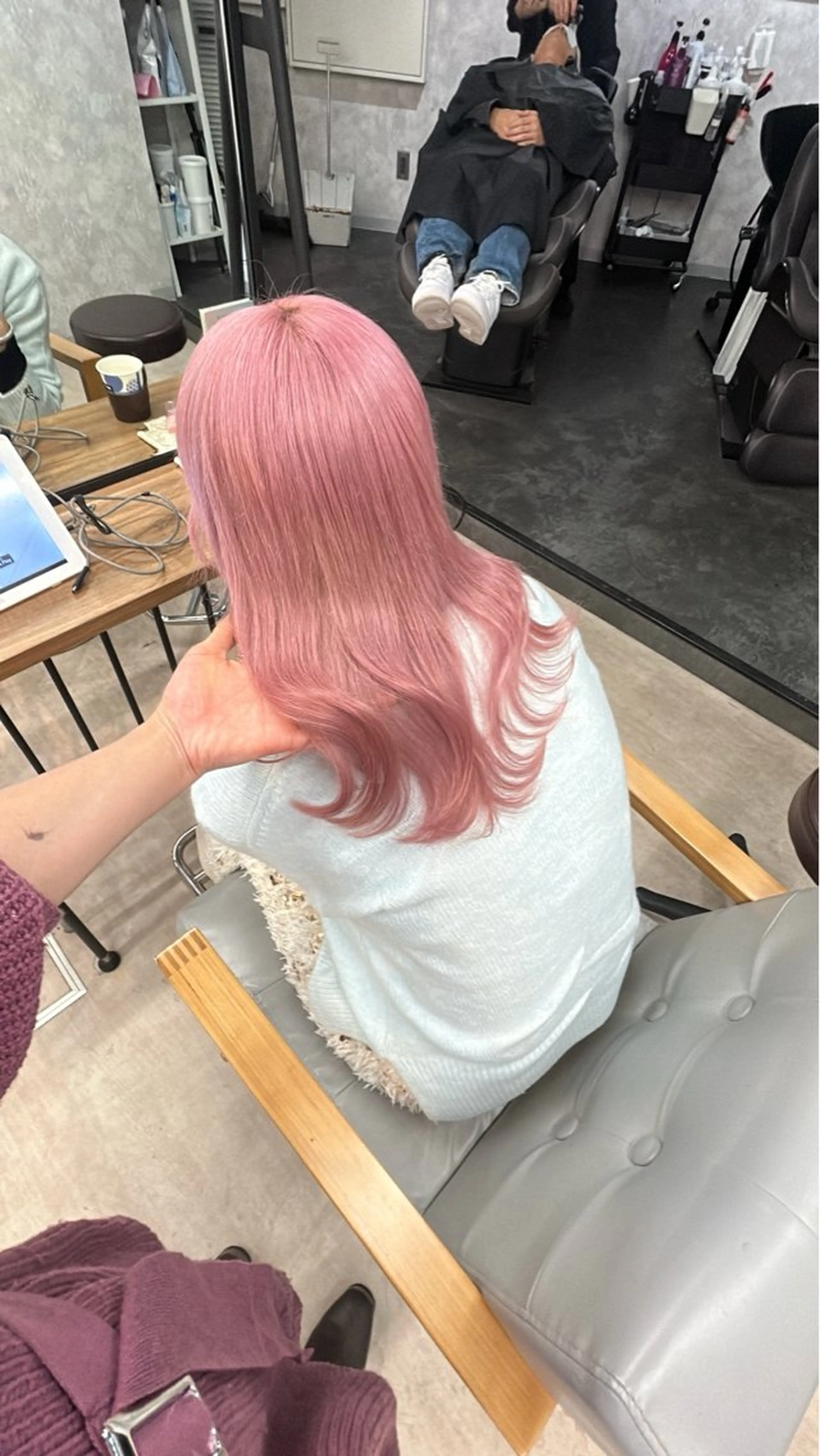 ミディアム カラー カット ヘアカラー 💕ブリーチ/ヘアメ 🎀YUUKAのヘアスタイル