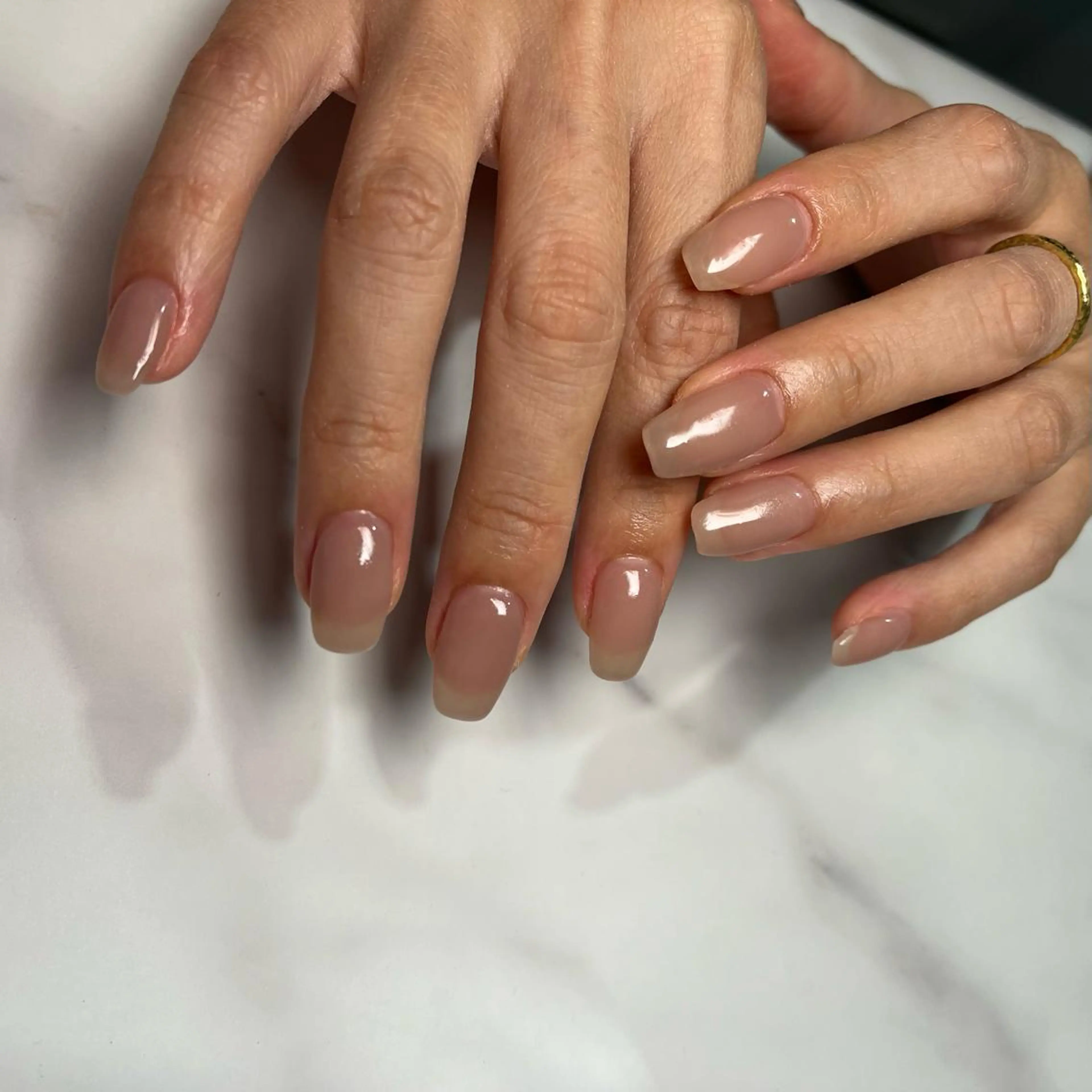 ネイル ハンドネイル 🤎Two ERI🤎のネイルデザイン