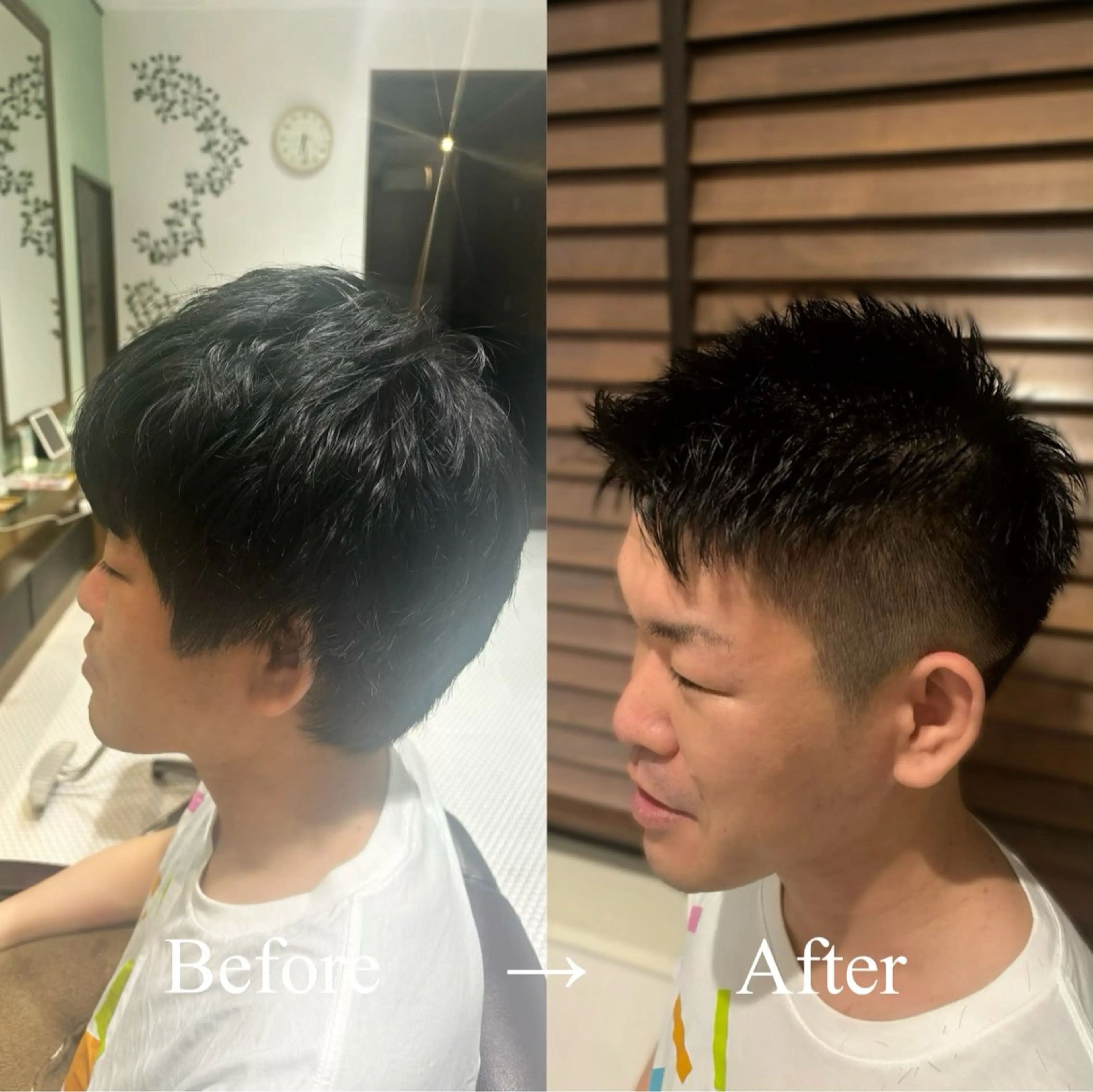 ショート メンズ レイヤーカット/艶髪 /パーマaikoのヘアスタイル