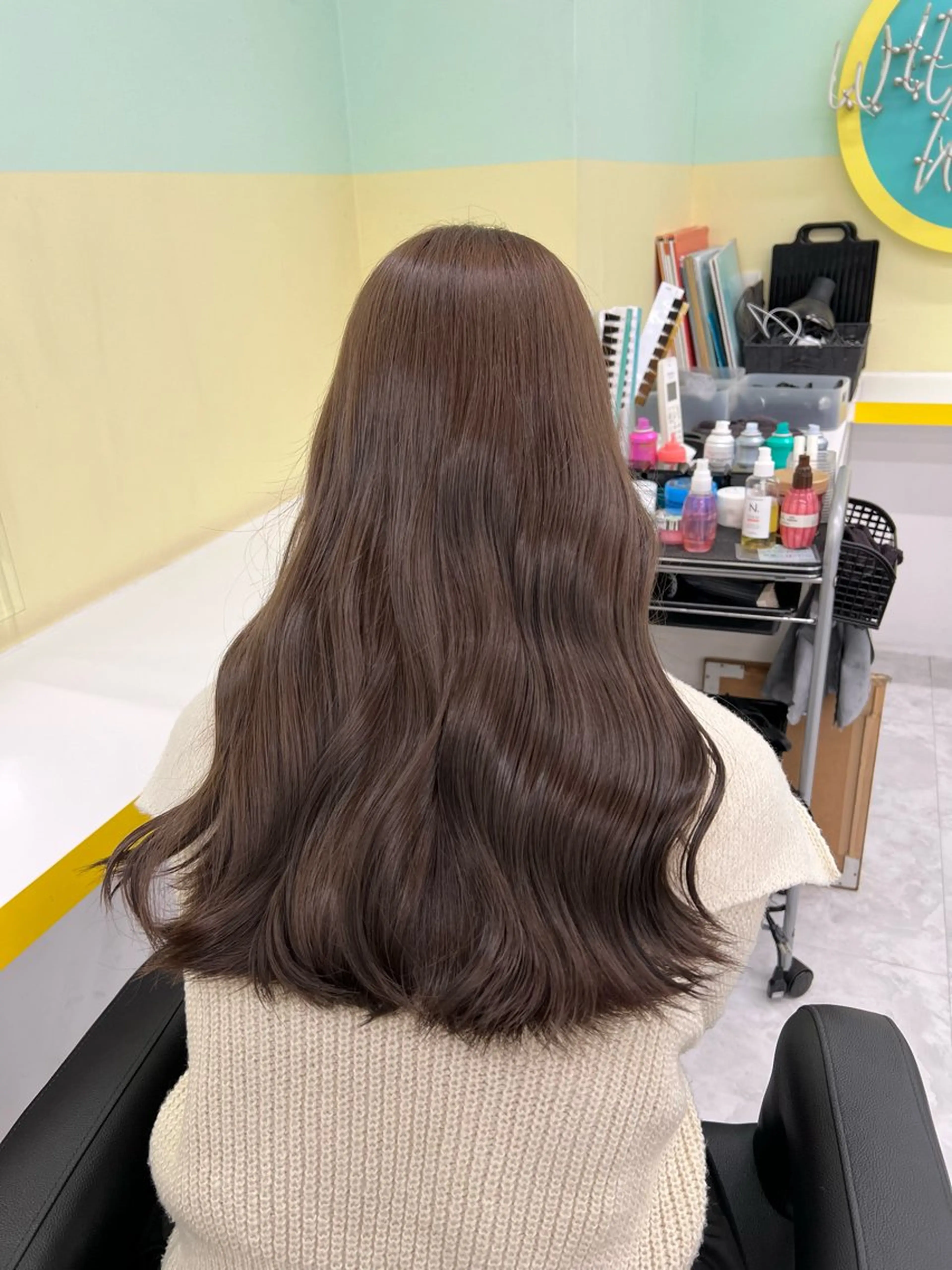 セミロング レイヤー/韓国❣️ 髪質改善/亘紘輝のヘアスタイル