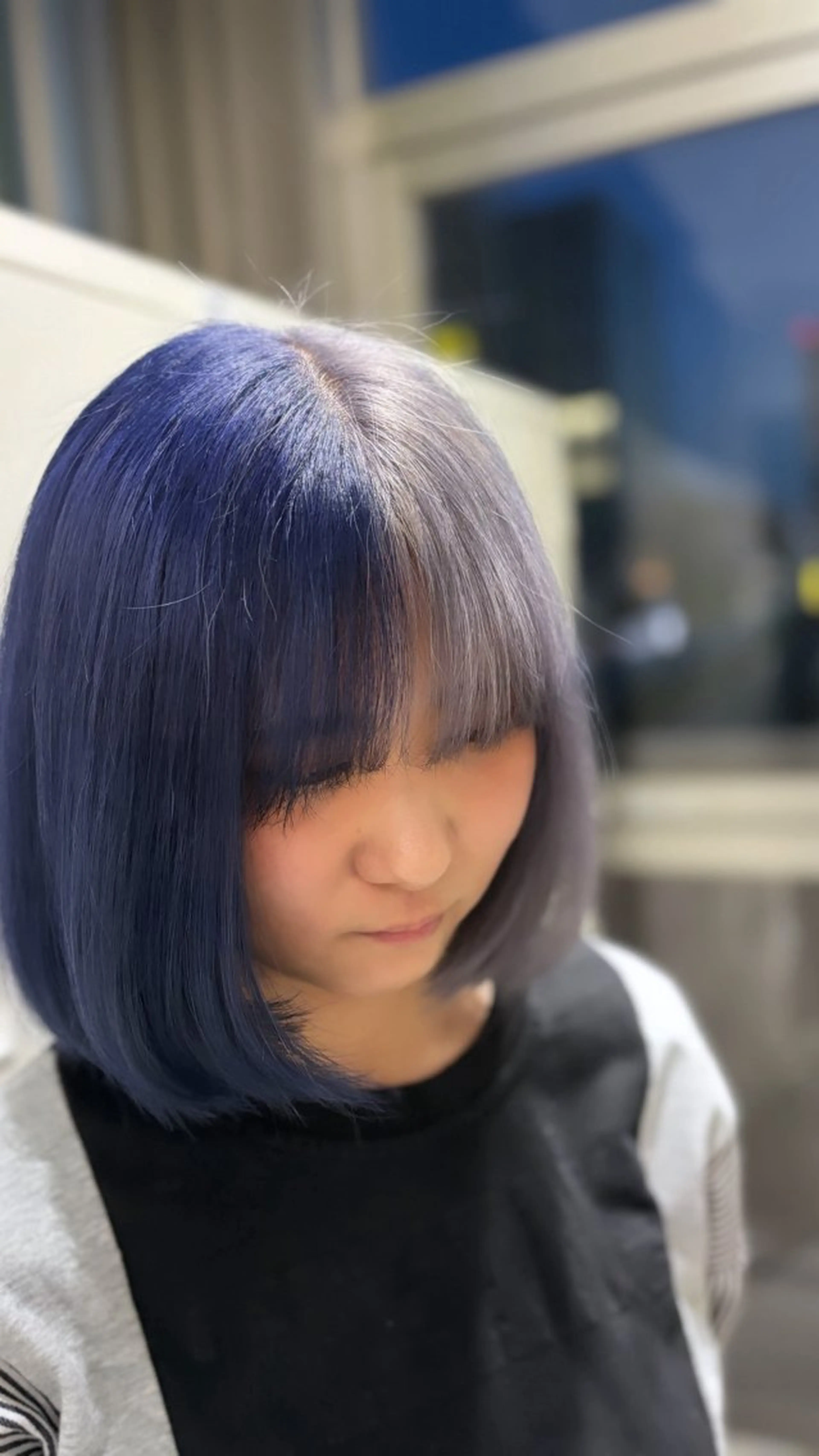 セミロング ヘアカラー トリートメント 韓国風レイヤーカット 💕髪質改善💫拓海のヘアスタイル