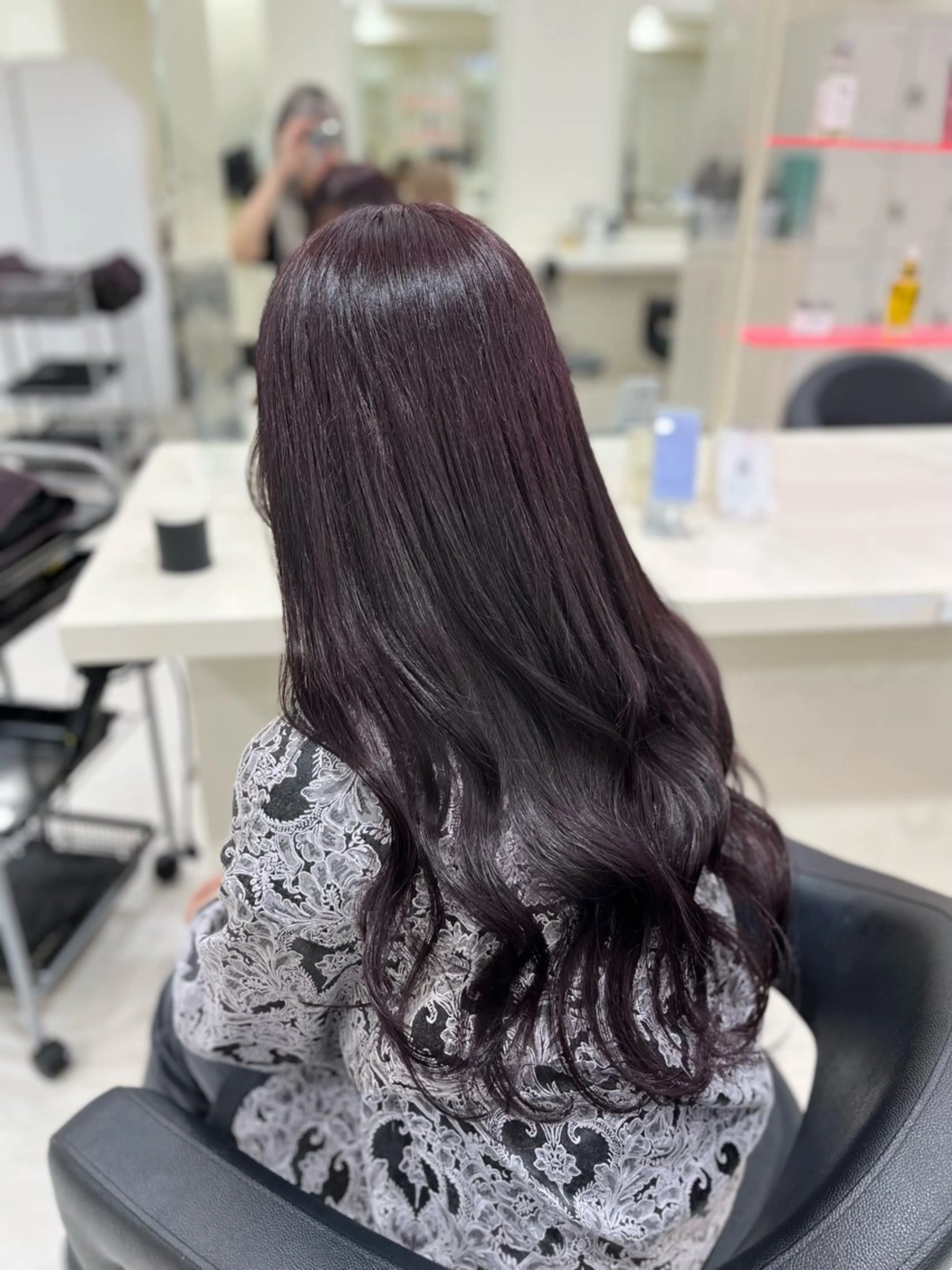 ロング ヘアカラー トリートメント 🎀淡めモテカラー WAKANA🎀のヘアスタイル