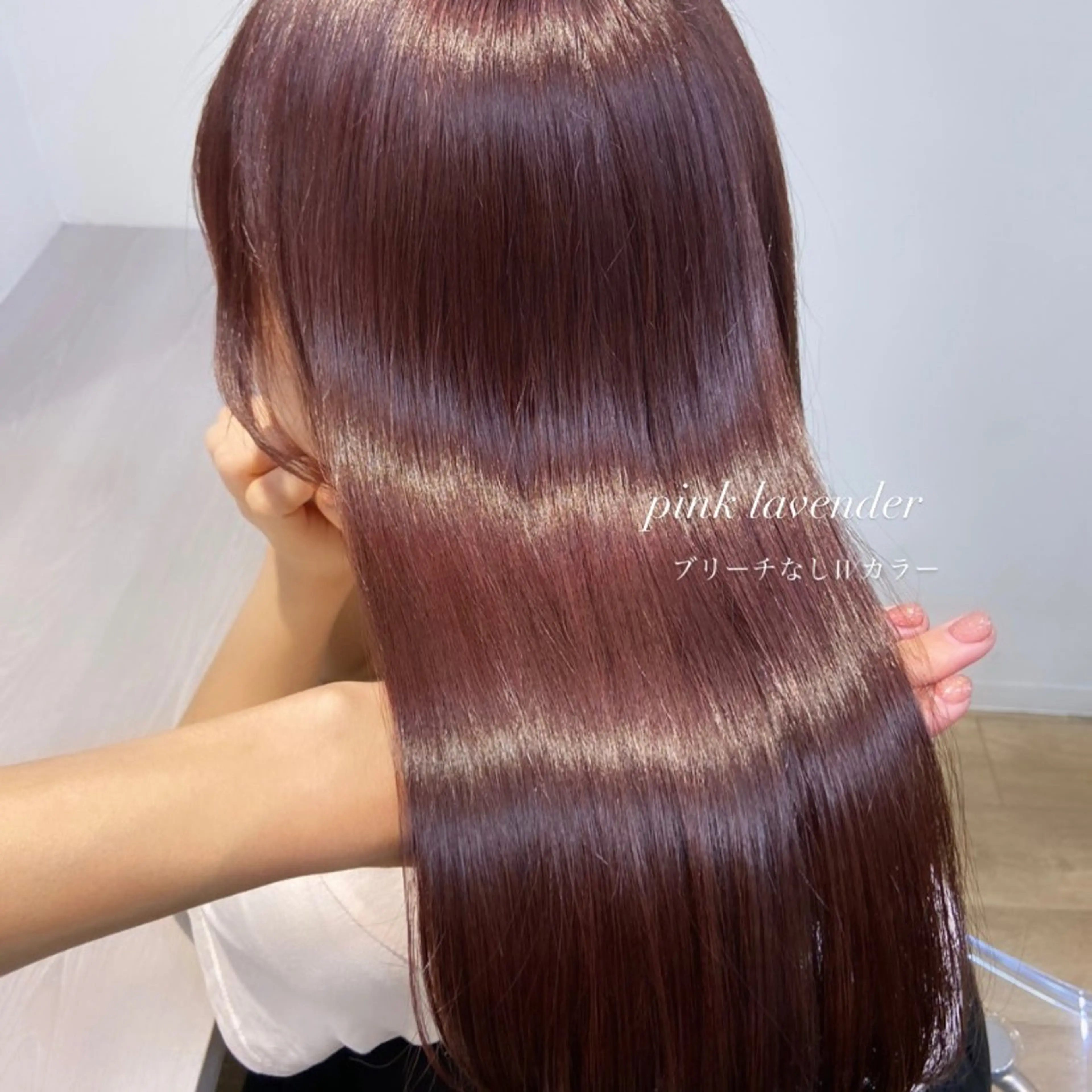 セミロング カラー ベージュカラー ブリーチ ケアブリーチ 透明感カラー ダブルカラー カット ヘアカラー トリートメント mai 🎀 / 梅田美容室のヘアスタイル