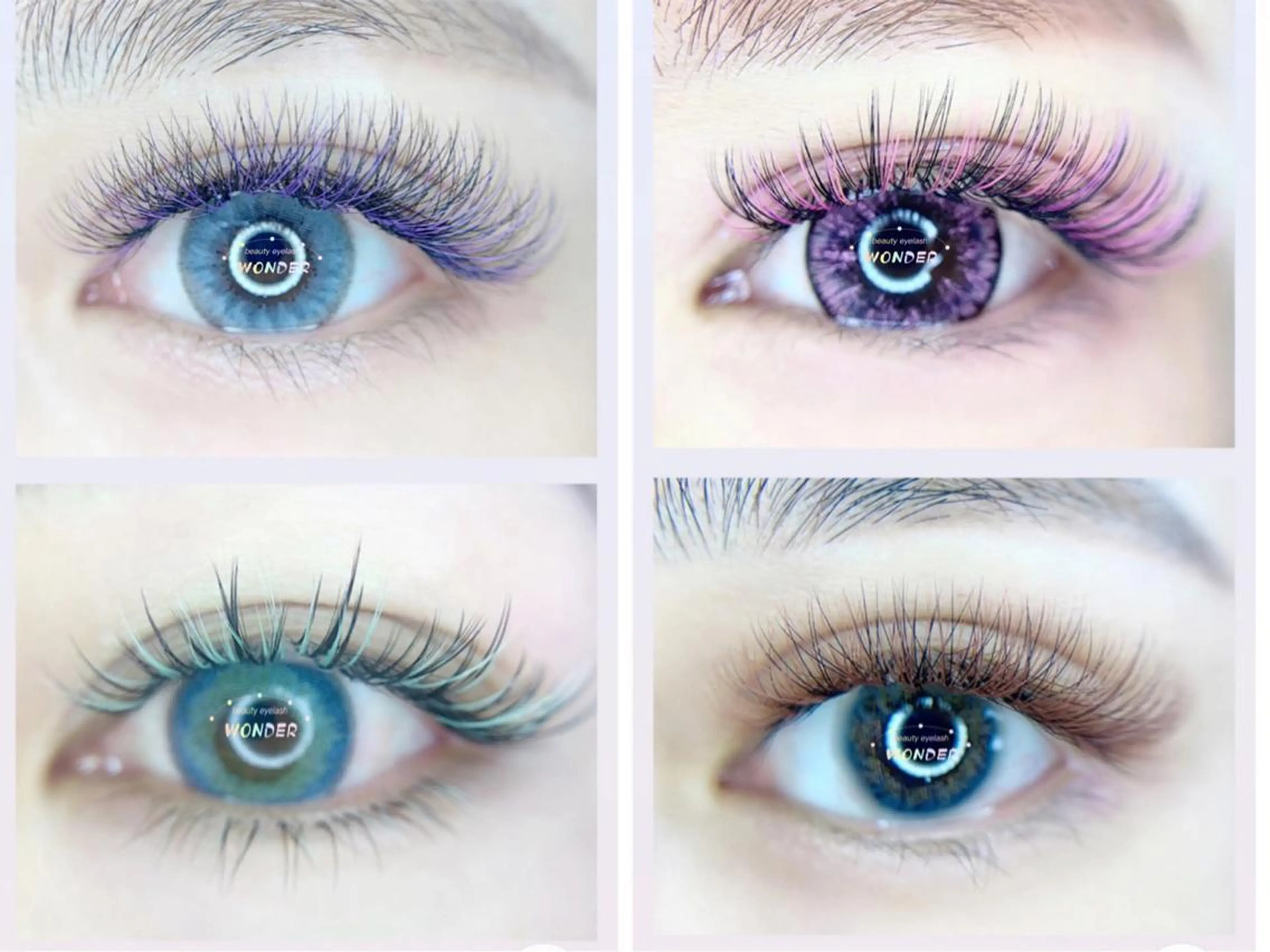 マツエク・マツパ カラーマツエク ワンホンマツエク トータルビューティー サロンワンダーのマツエク・マツパデザイン