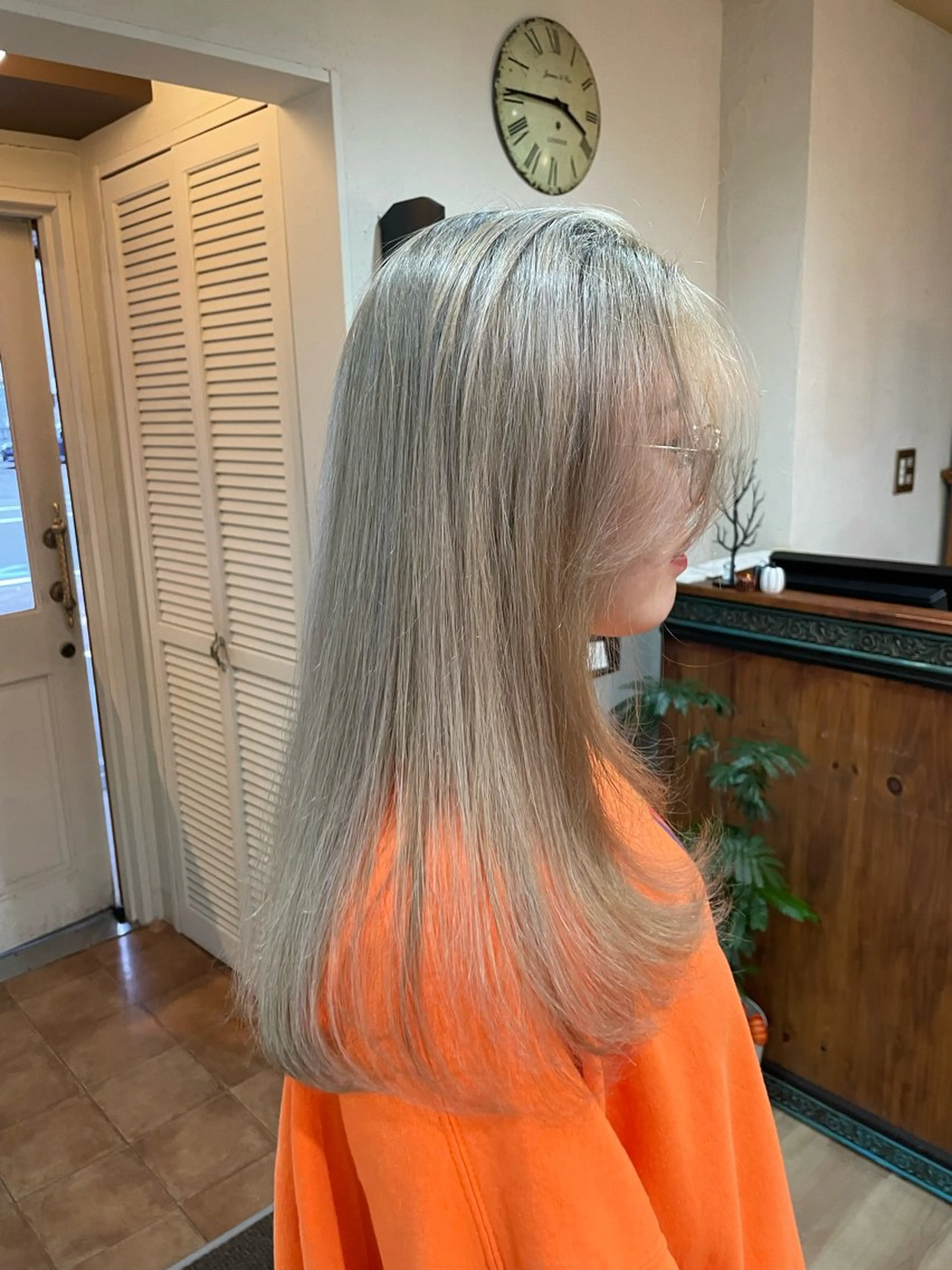 セミロング カット ヘアカラー トリートメント ZEEN所属・ら んのヘアスタイル