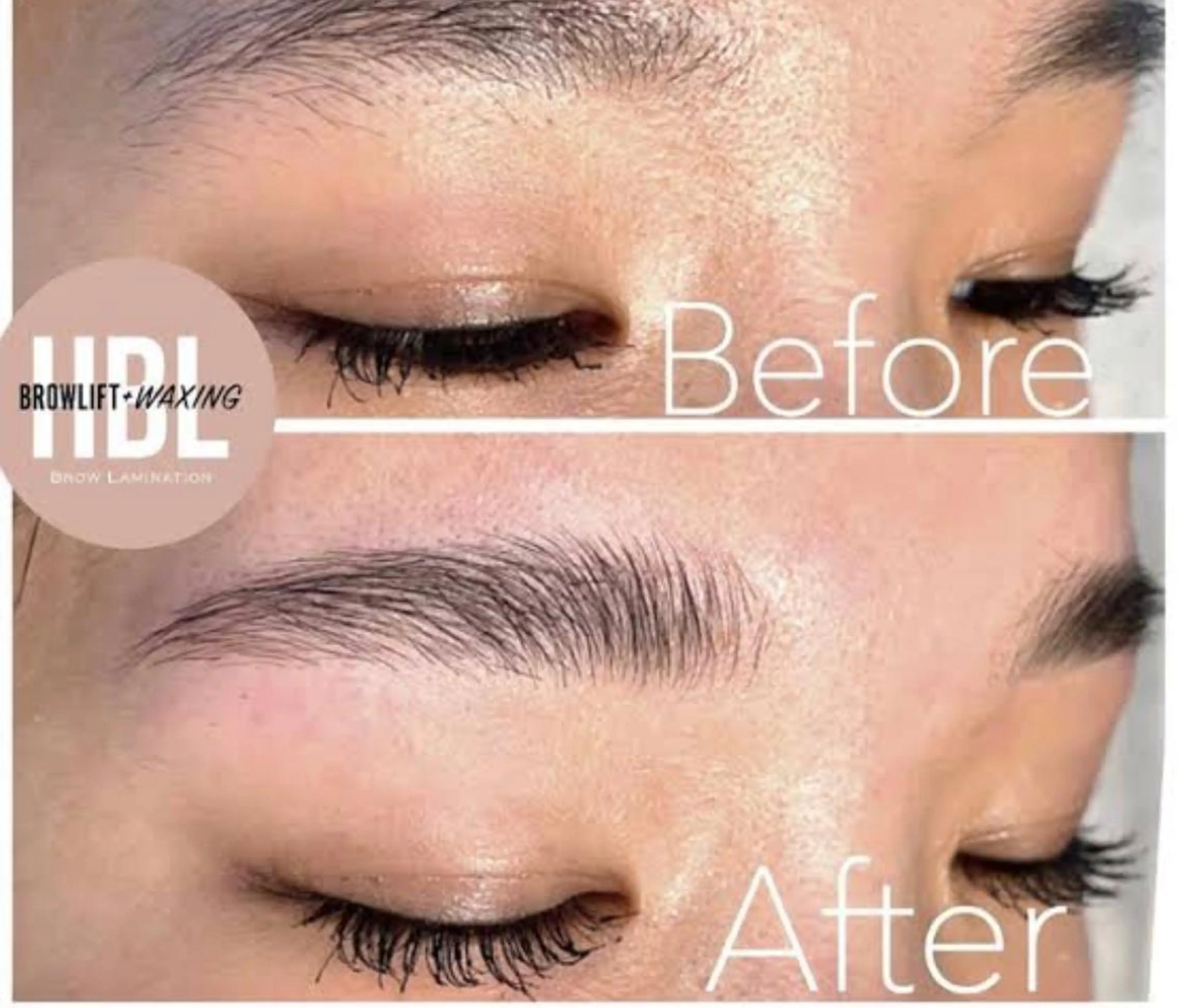 ハリウッドブロウリフト 美眉 スタイリング 【HBL+wax+メイク】の写真