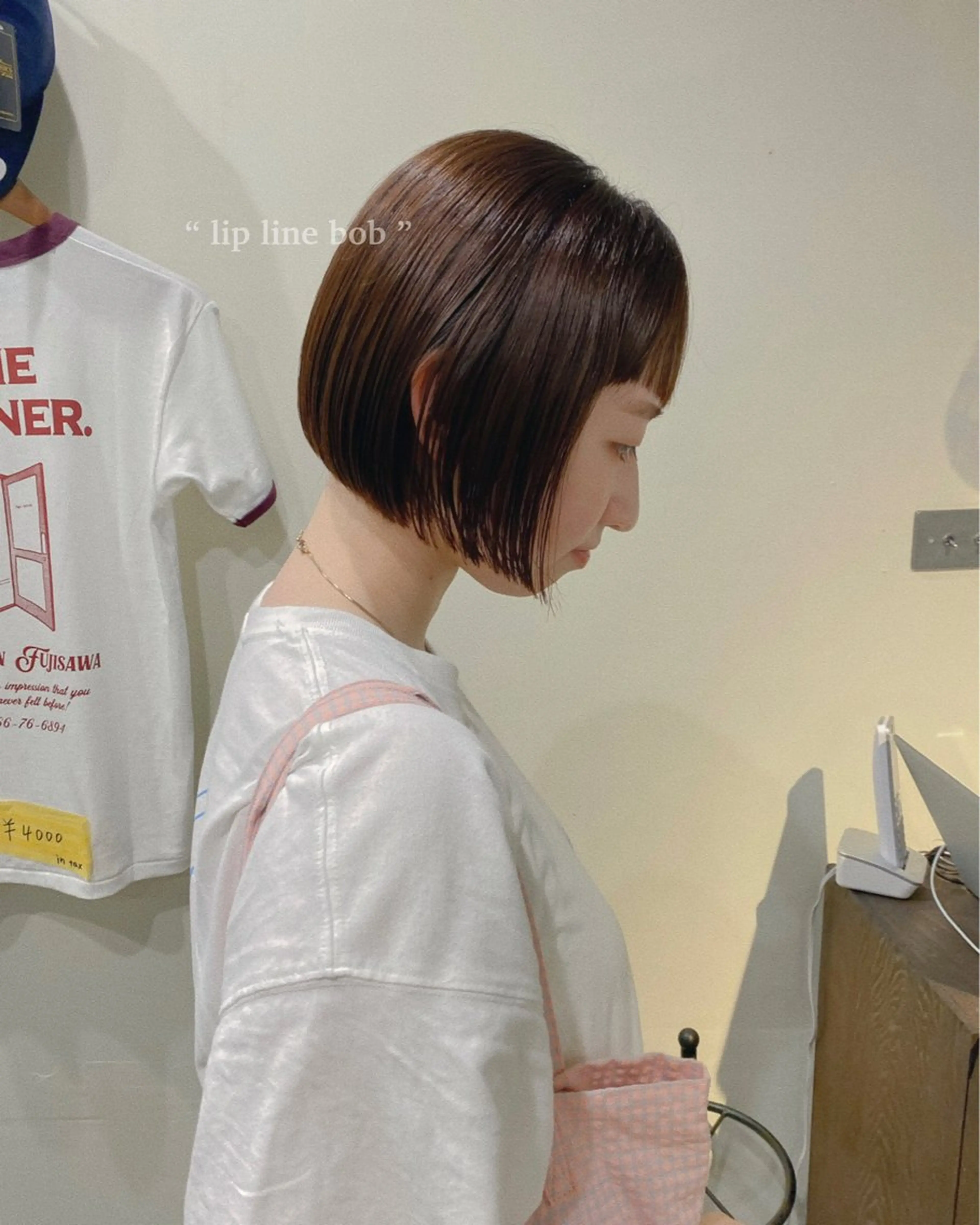 ショート ボブ カット ヘッドスパ 板谷みさき /艶ボブ/藤沢美容室のヘアスタイル