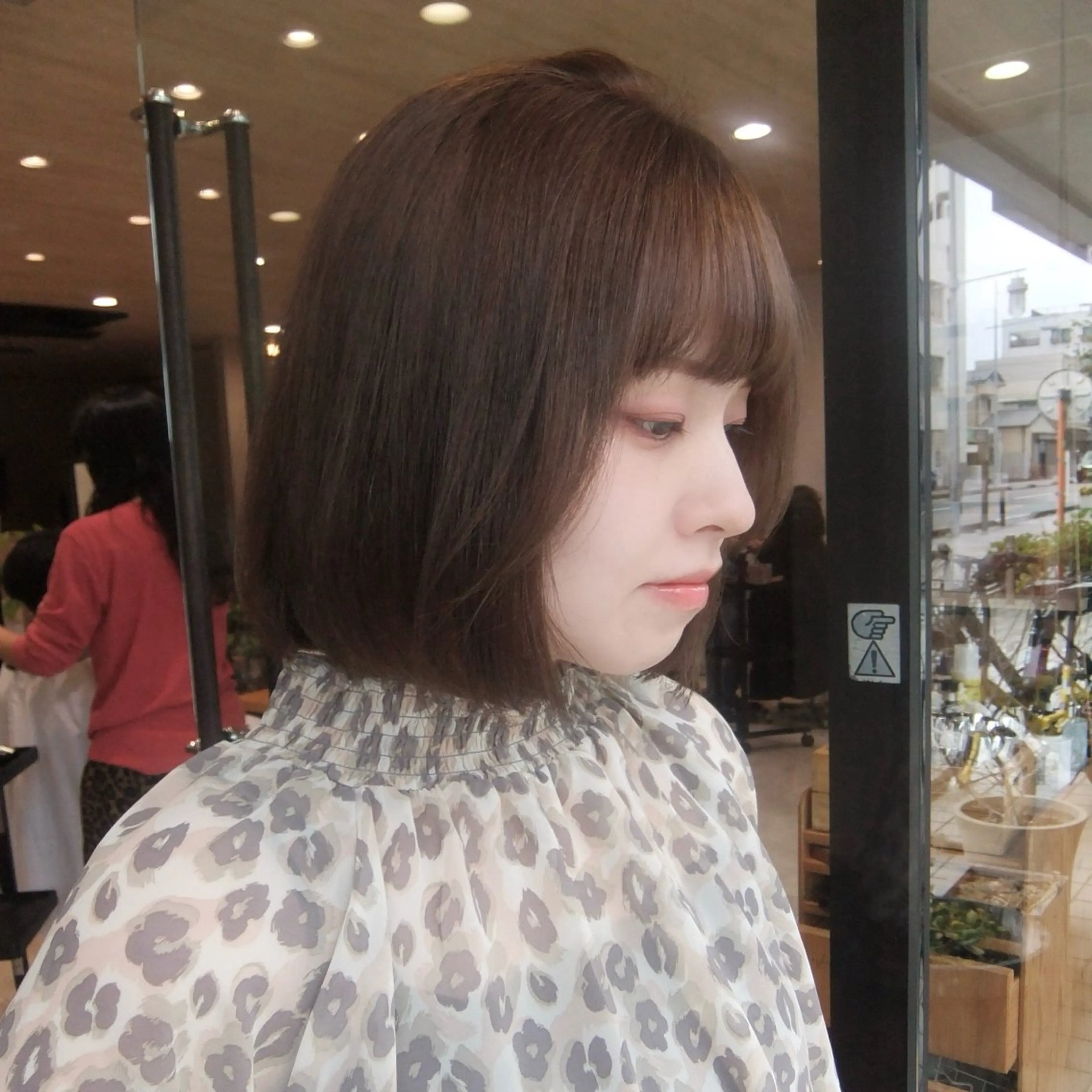 ミディアム カラー ヘアカラー トリートメント レイヤー/艶カラー /yuan⟡.·のヘアスタイル