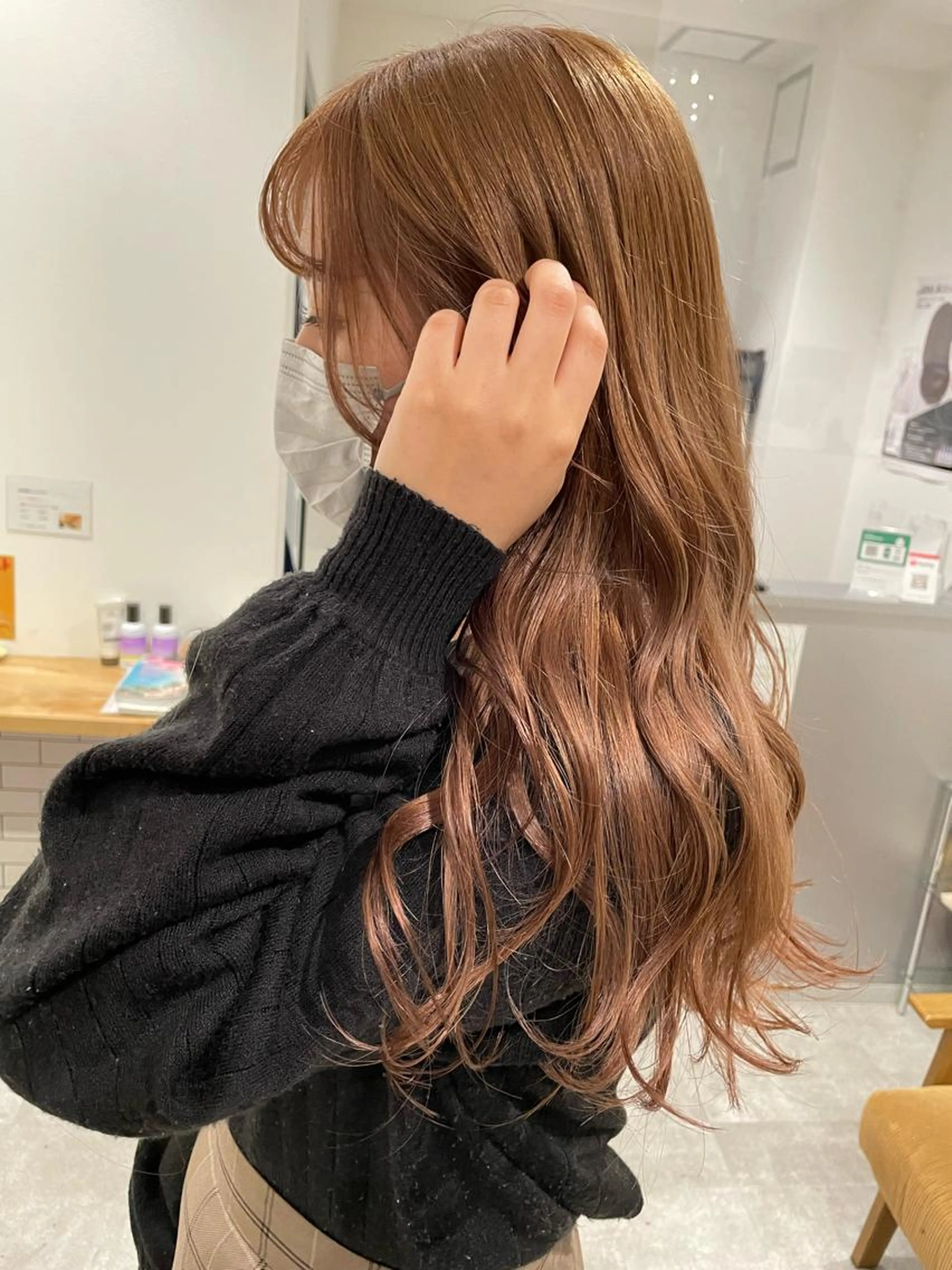 【ブリーチなし透明感カラー】ダブルカラー🧞‍♂️🧞🧞‍♀️の写真