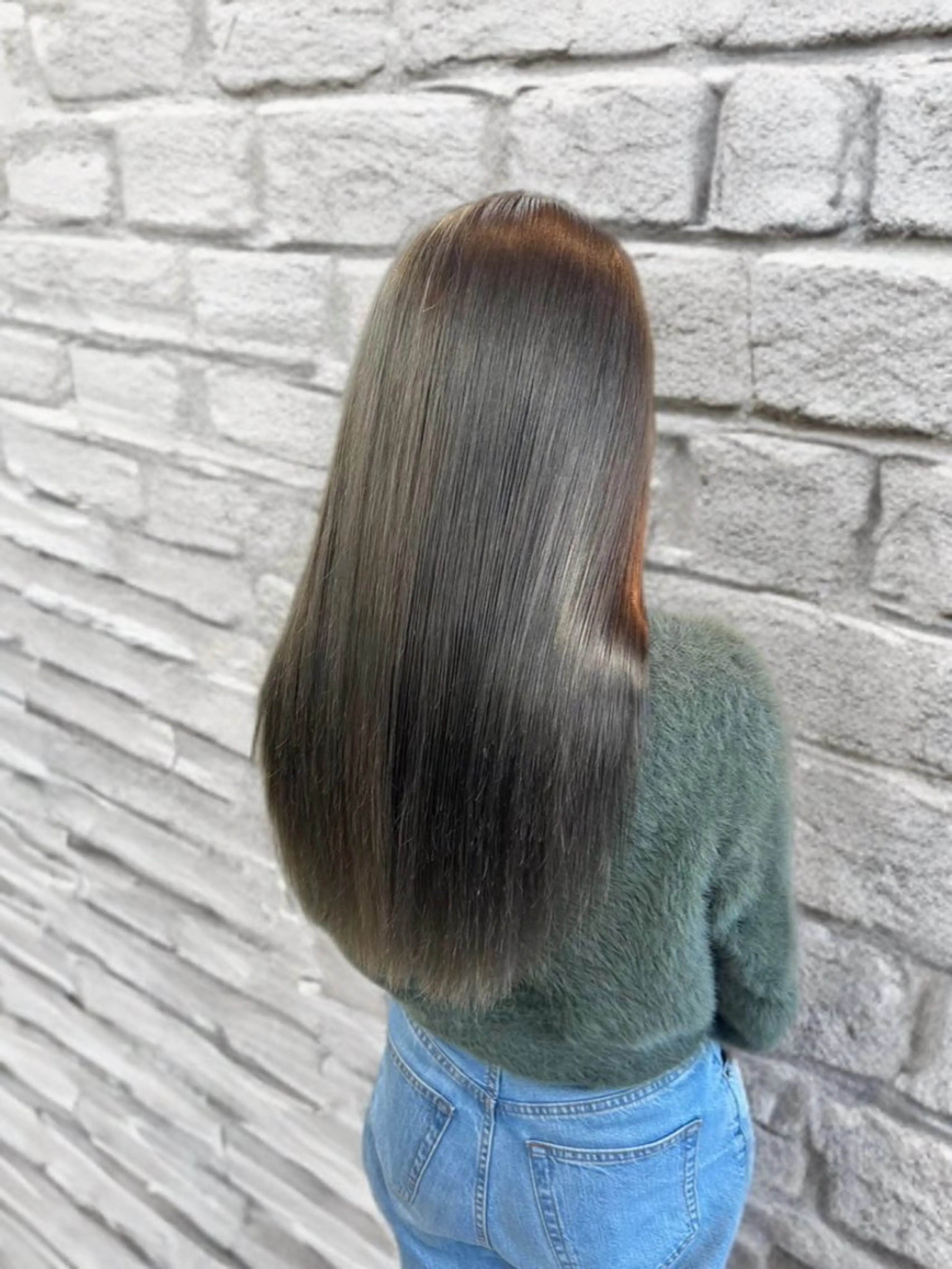 ロング カット 縮毛矯正 髪質改善×レイヤー 高嶋のヘアスタイル