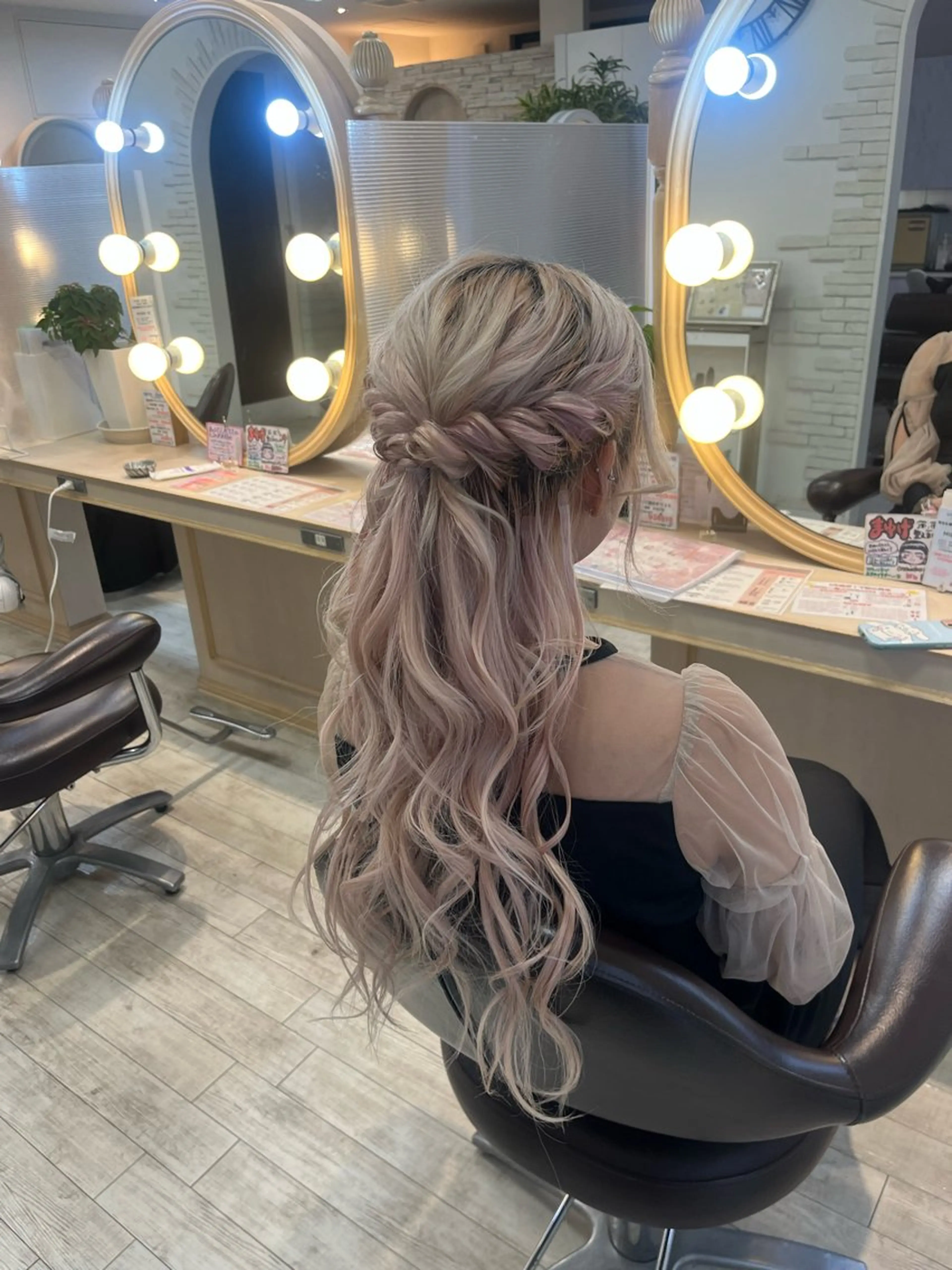 ロング ヘアアレンジ ヘアセット KEEN.渋沢/ 横溝小夏のヘアスタイル