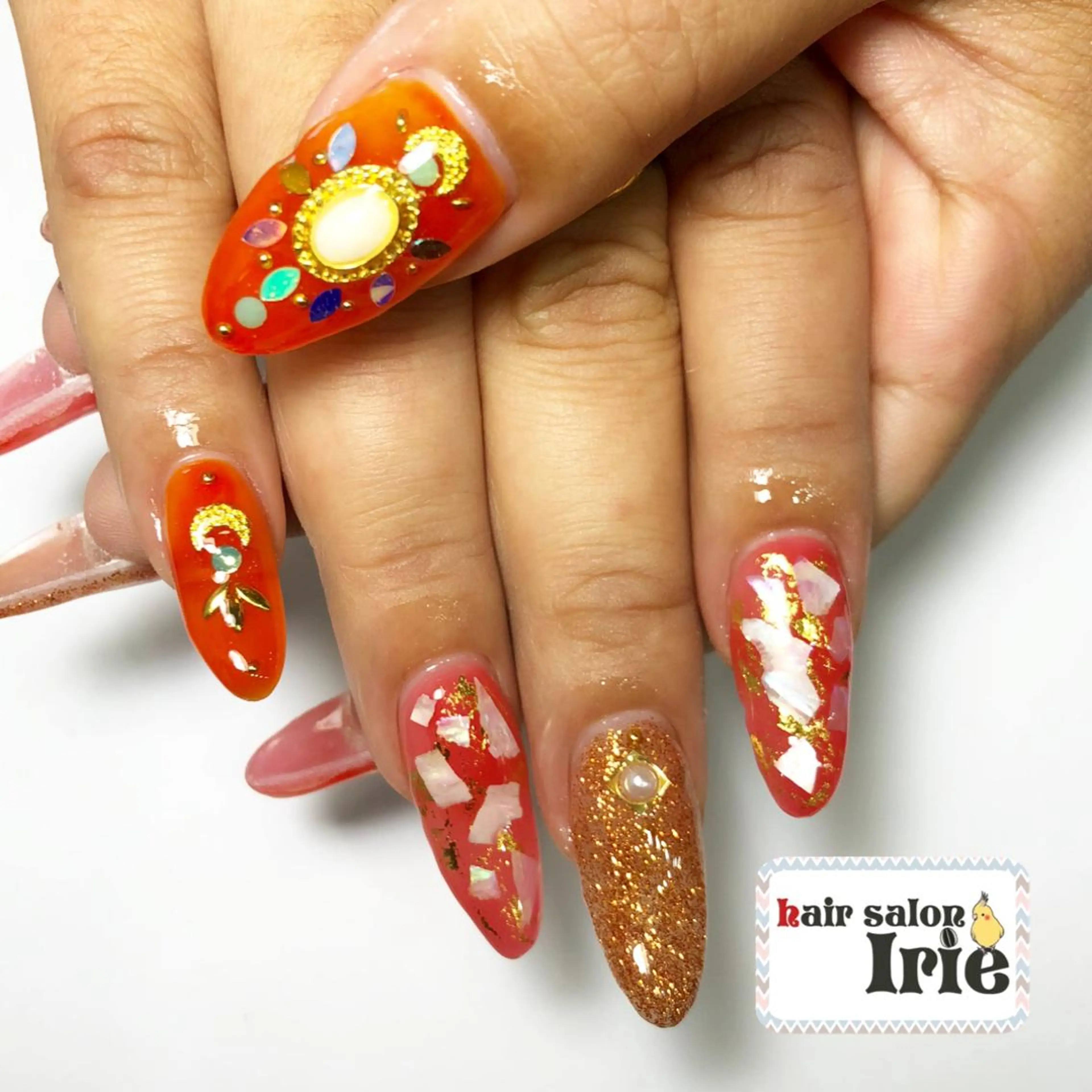 ネイル Hair salon Irie所属・與儀 知佳のネイルデザイン