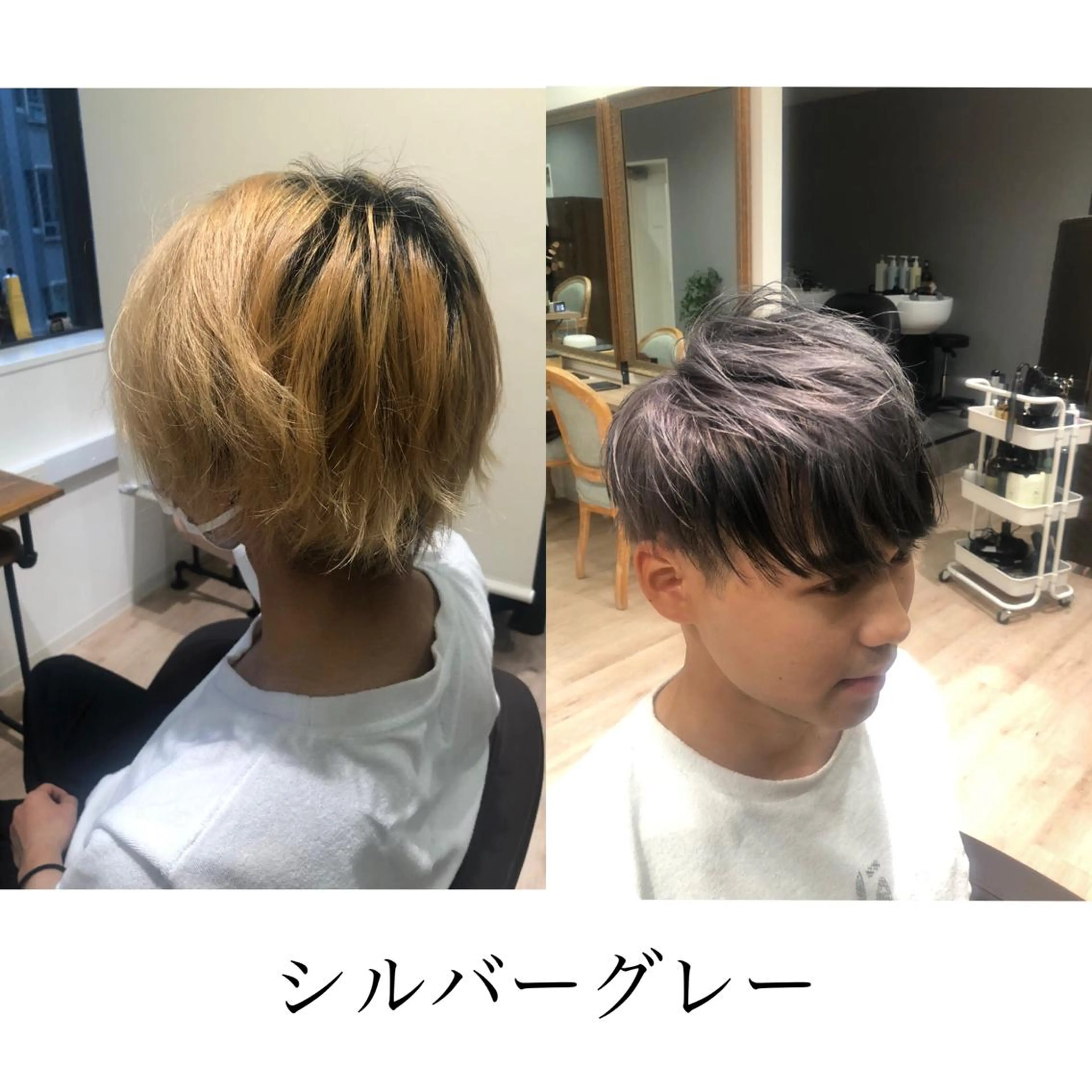 ショート カラー パーマ ヘアアレンジ メンズ キッズ ネイル マツエク・マツパ kiitos所属・関西センターパート メンズモデル募集のヘアスタイル