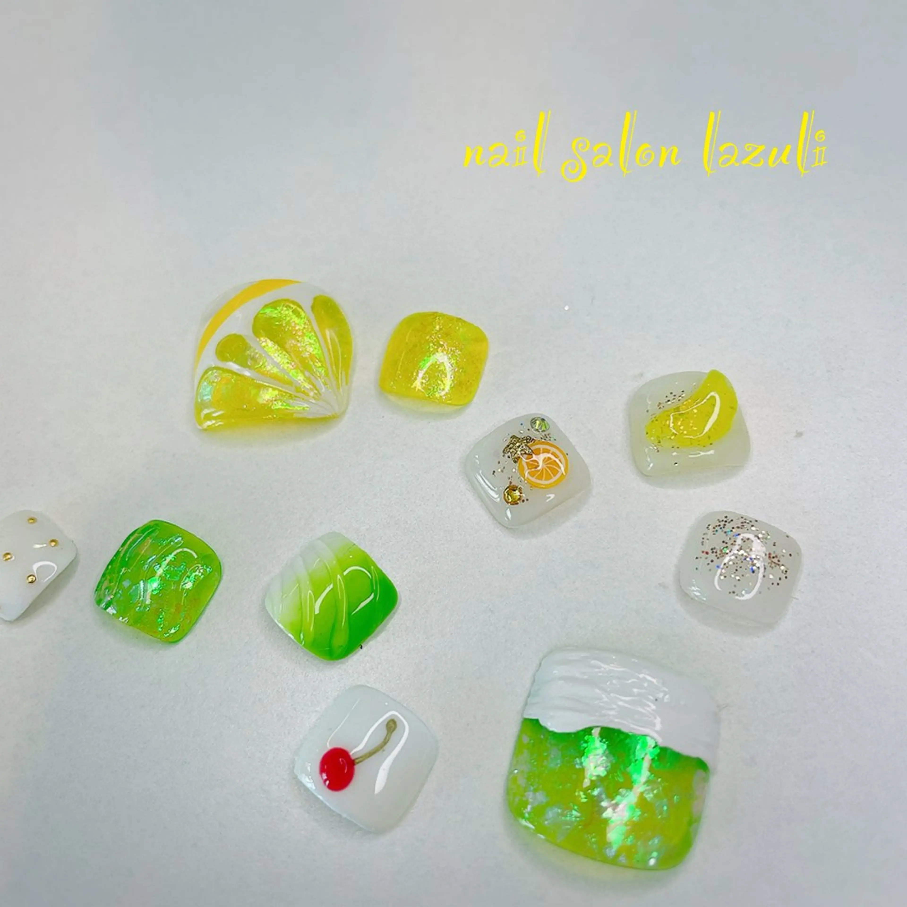 ネイル フットネイル nail salon lazuliのネイルデザイン