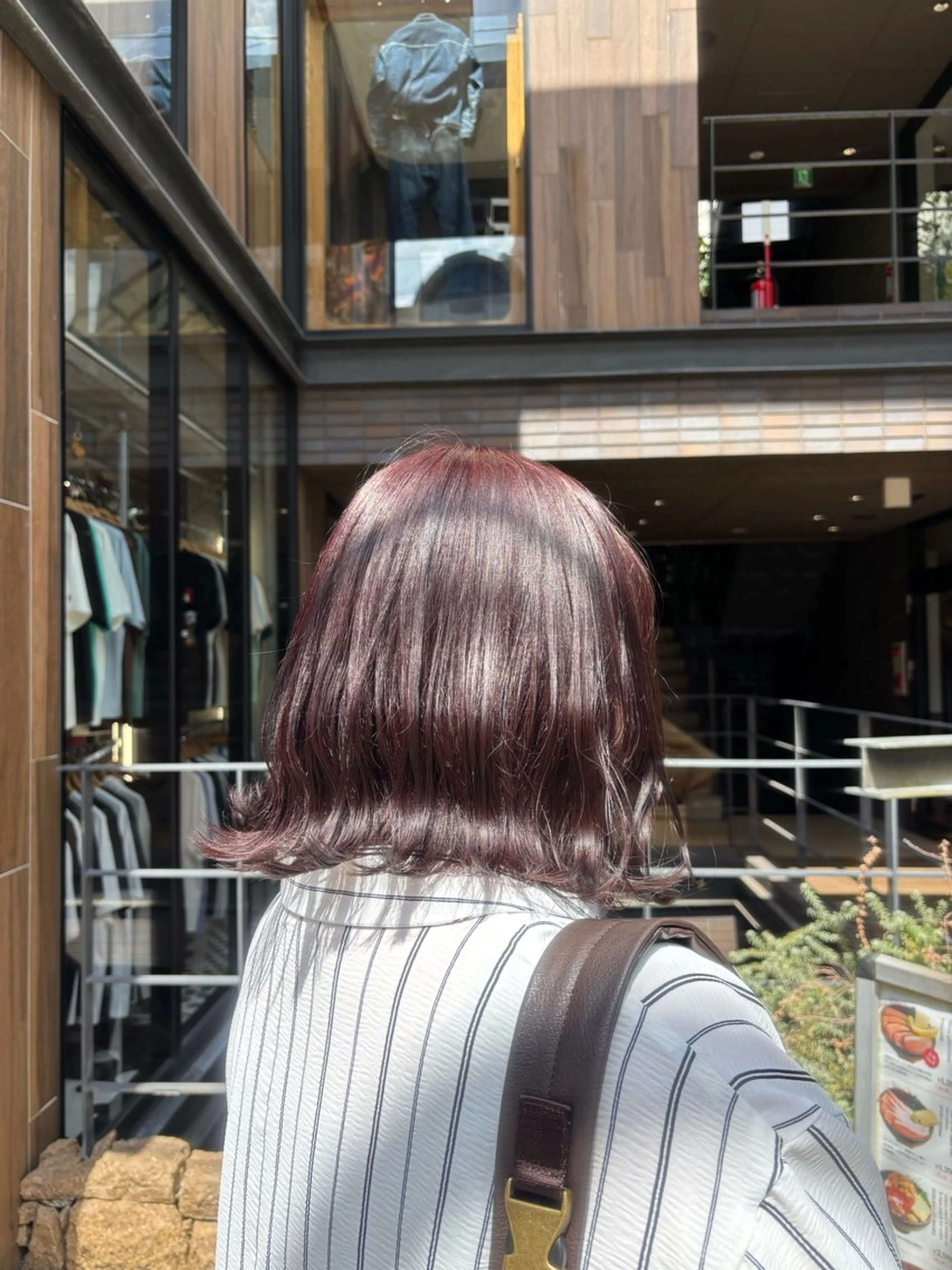 ミディアム カラー 髪質改善 縮毛矯正 トリートメント 巻ける縮毛矯正🌸 勝倉　麗のヘアスタイル