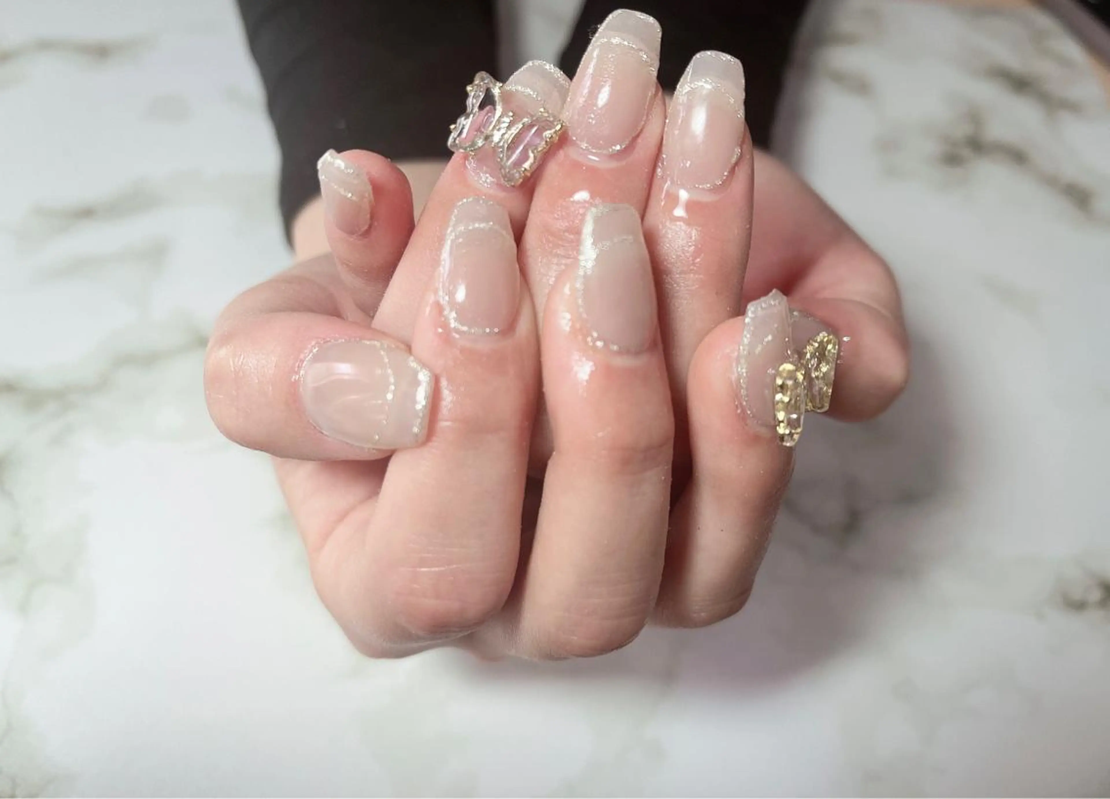 ネイル 韓国ネイル 冬ネイル Ruana Nailのネイルデザイン