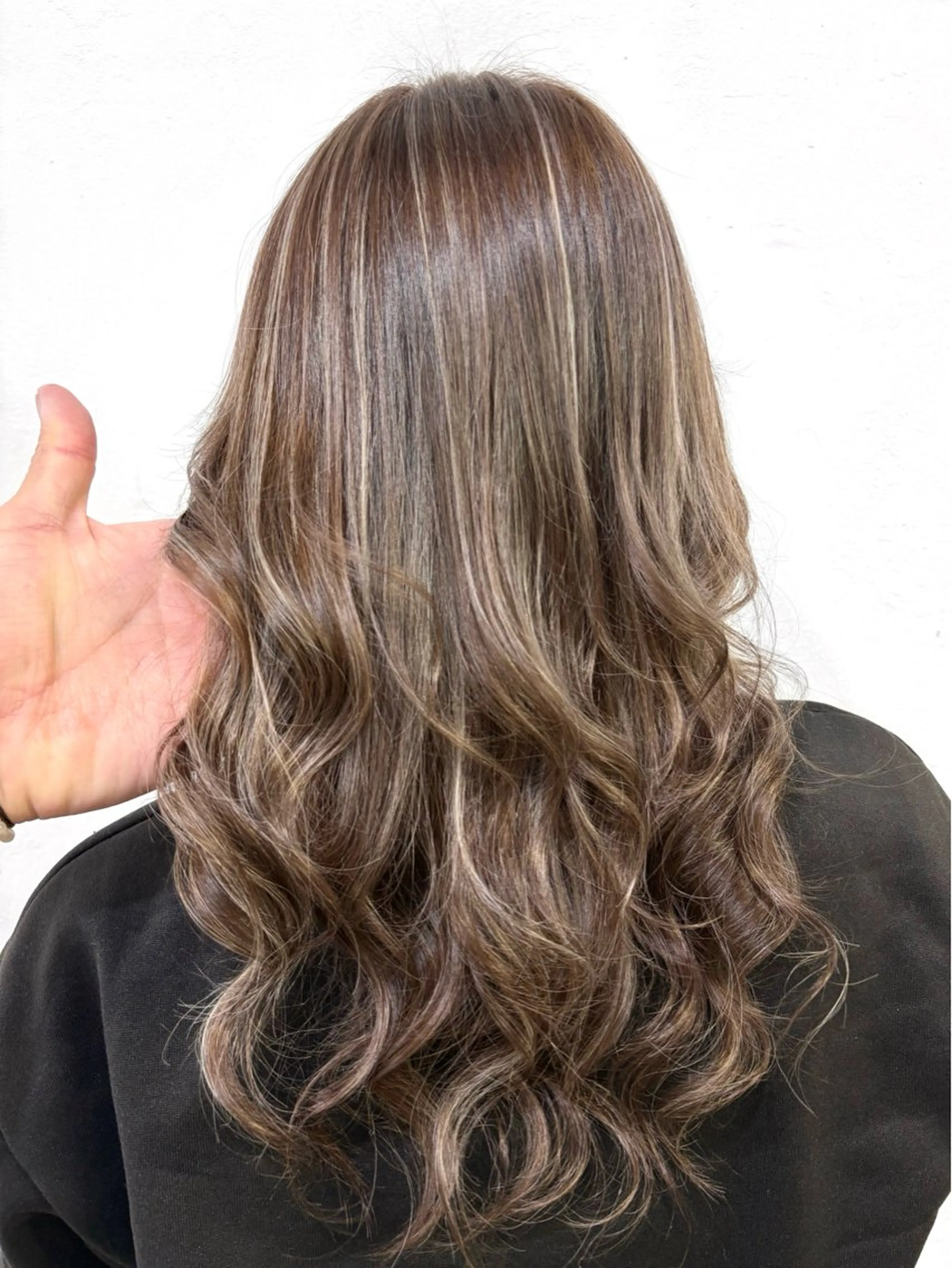 〔立体感◎🌿スペシャルハイライト🌿〕メンテナンスカット&ブリーチハイライト&ワンカラー&ナノスチームトリートメントの写真