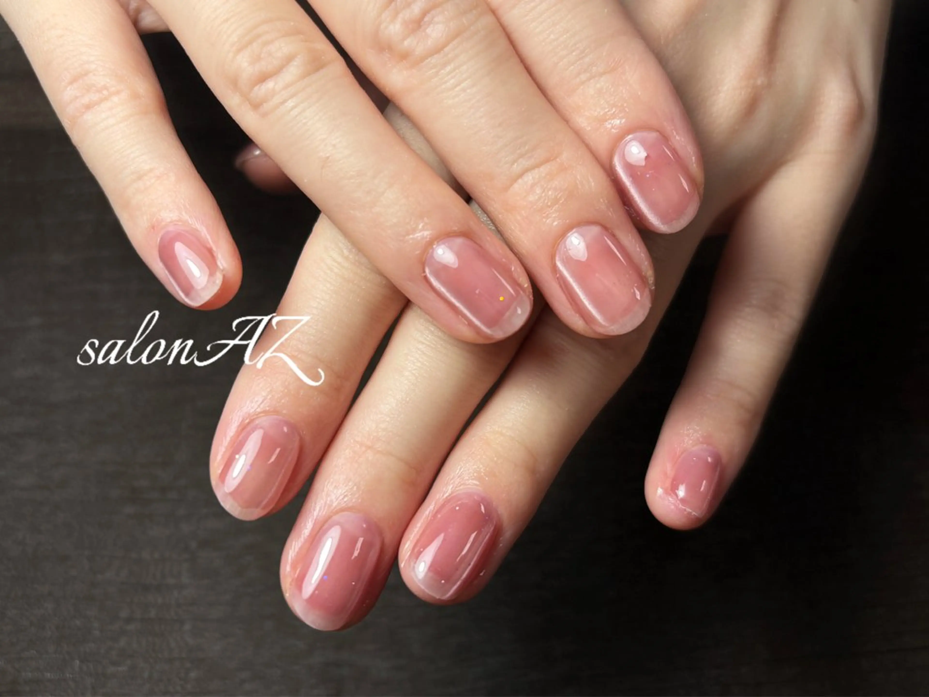 ネイル アートネイル 長さ出し フットネイル フレンチネイル ジェルネイル ハンドネイル salon AZのネイルデザイン