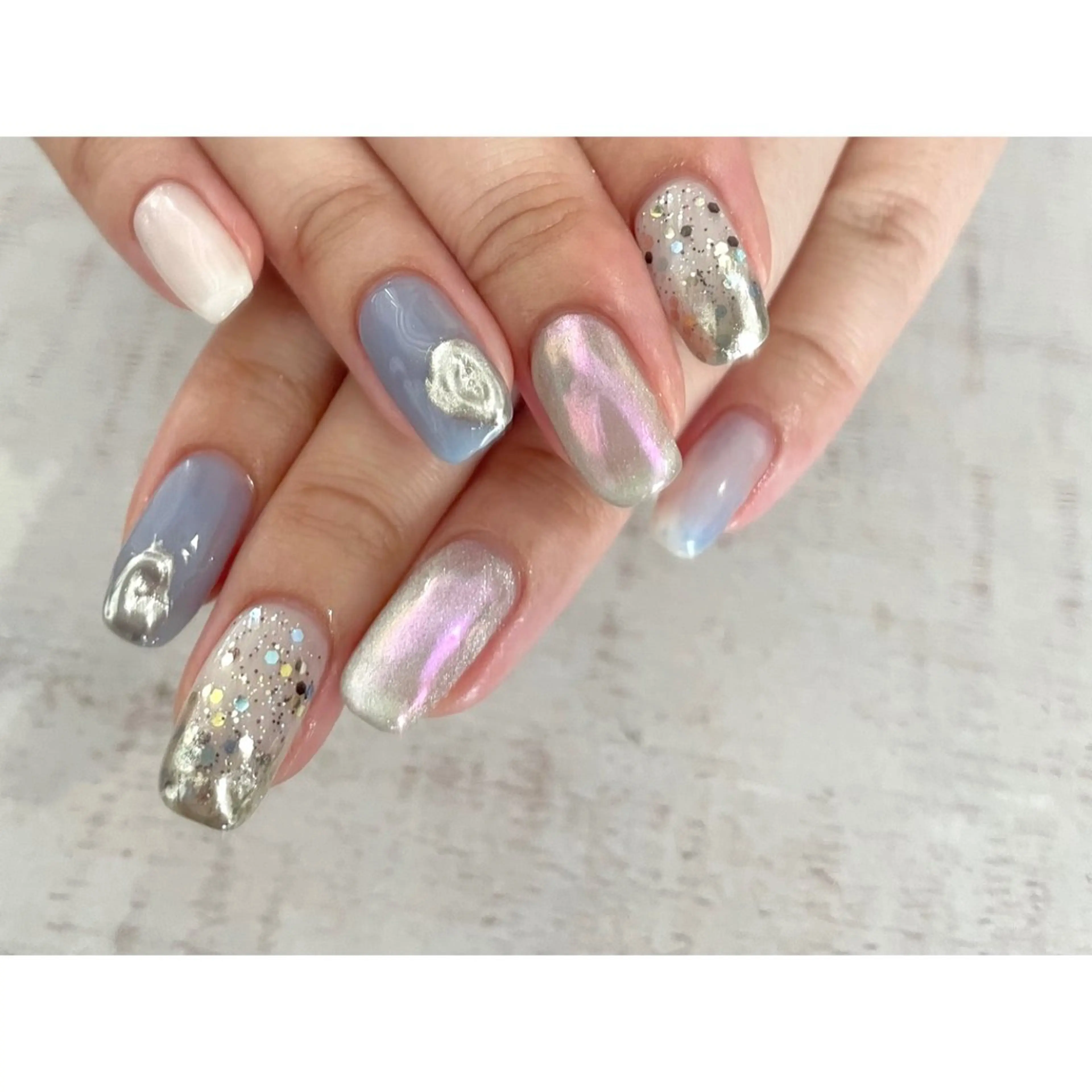 ネイル 𖡼 yumenoのネイルデザイン