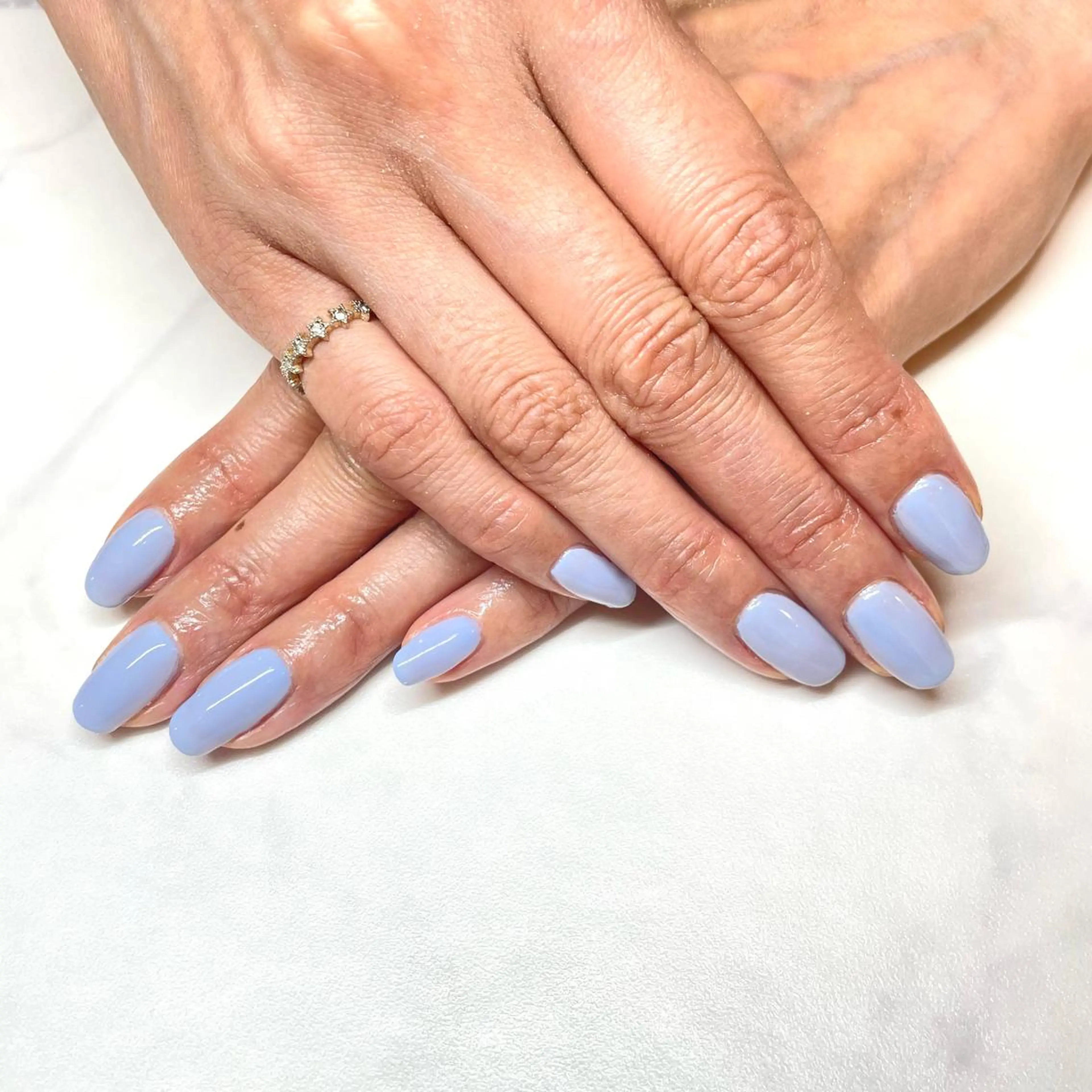 ネイル ブルー YUZUME 月島店のネイルデザイン