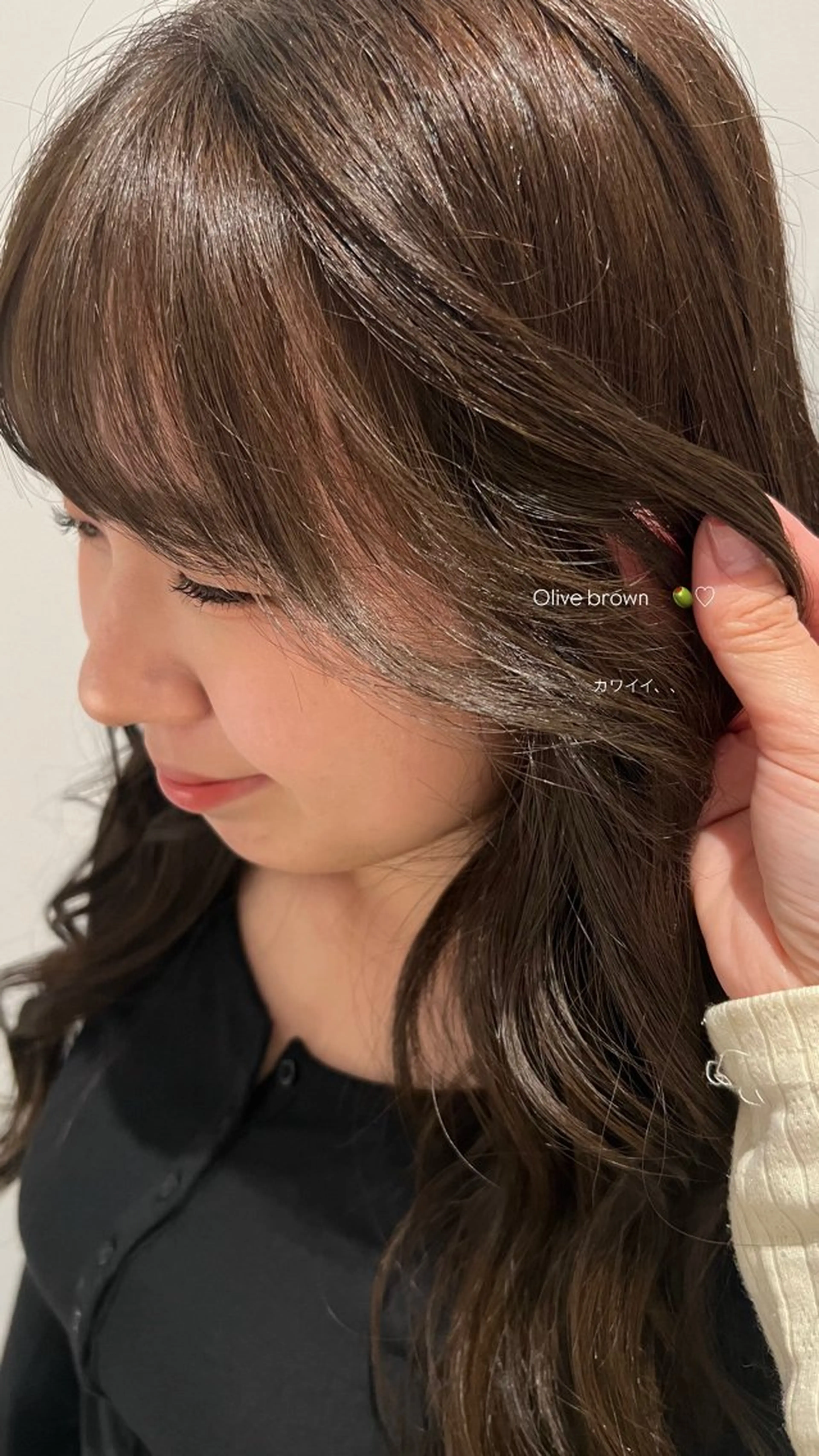 カラー 透明感カラー e.n.u烏丸所属・yuka | 京都 |カットモデル🧁♡のヘアスタイル