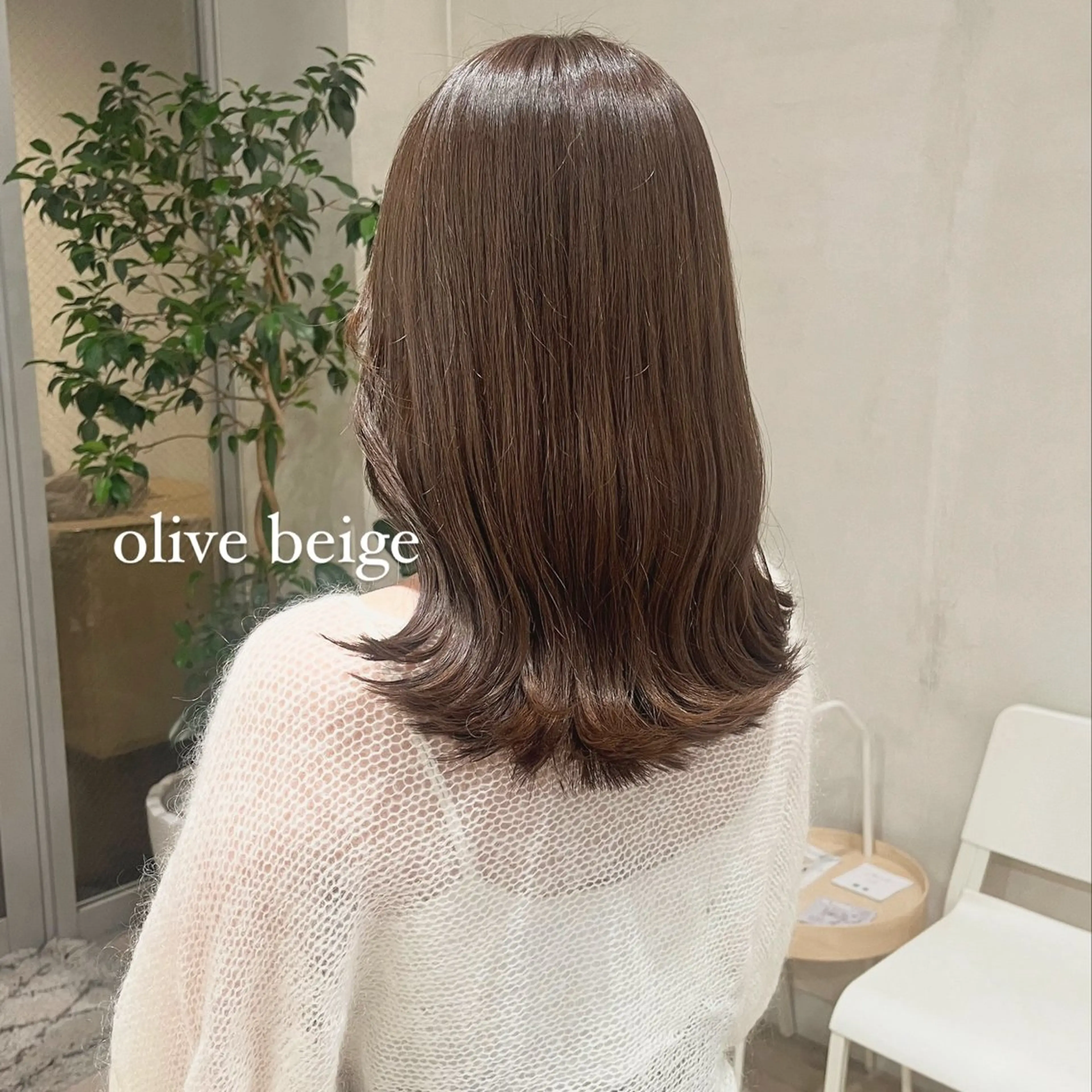 ミディアム カラー SiLO yuri andoのヘアスタイル