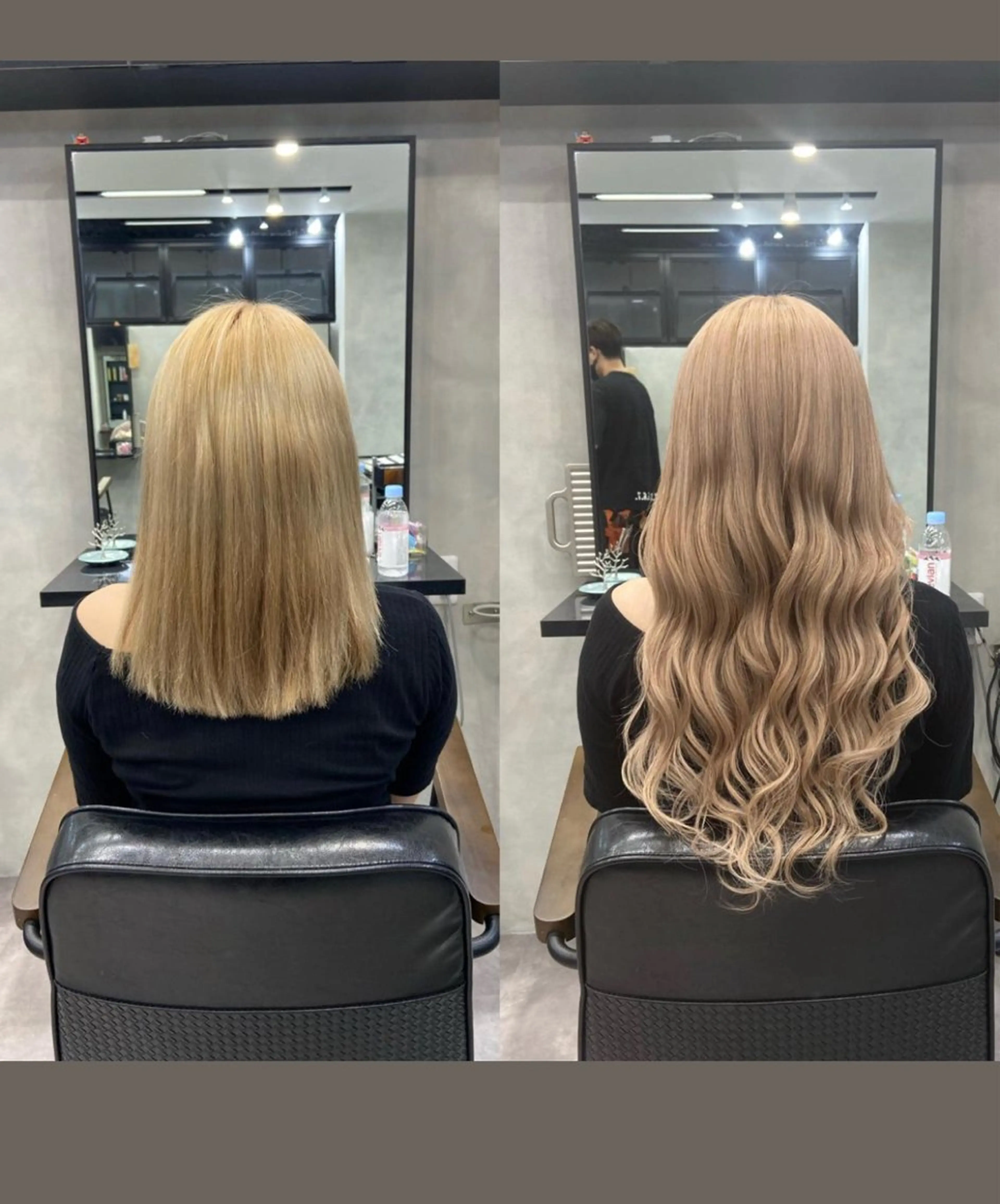 ミディアム 濱川響太レディース カットモデルのヘアスタイル