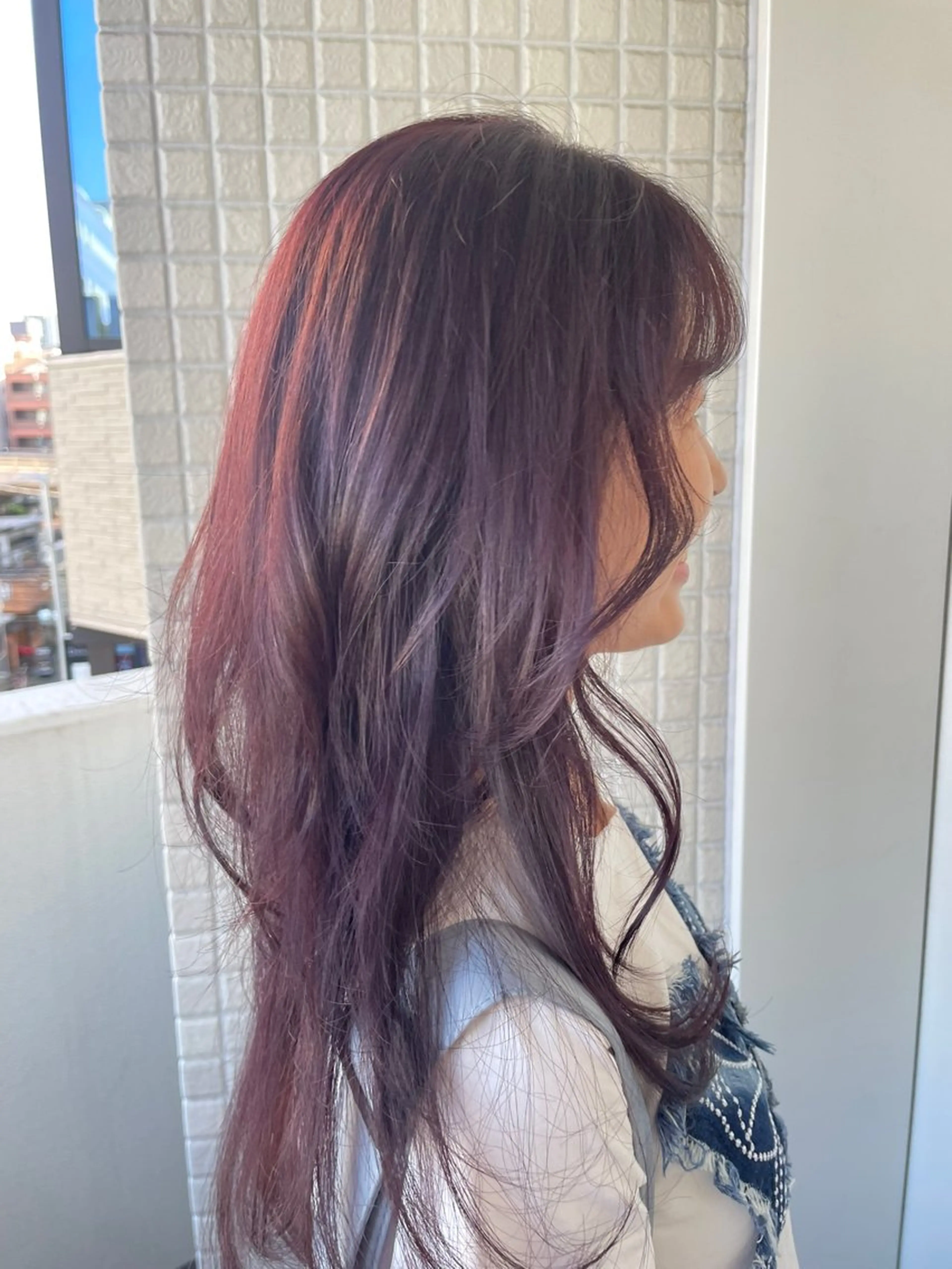 ロング カラー カット ヘアカラー トリートメント Toiro 横浜所属・🎀レイヤー/パーマ カラー/ai🎀のヘアスタイル