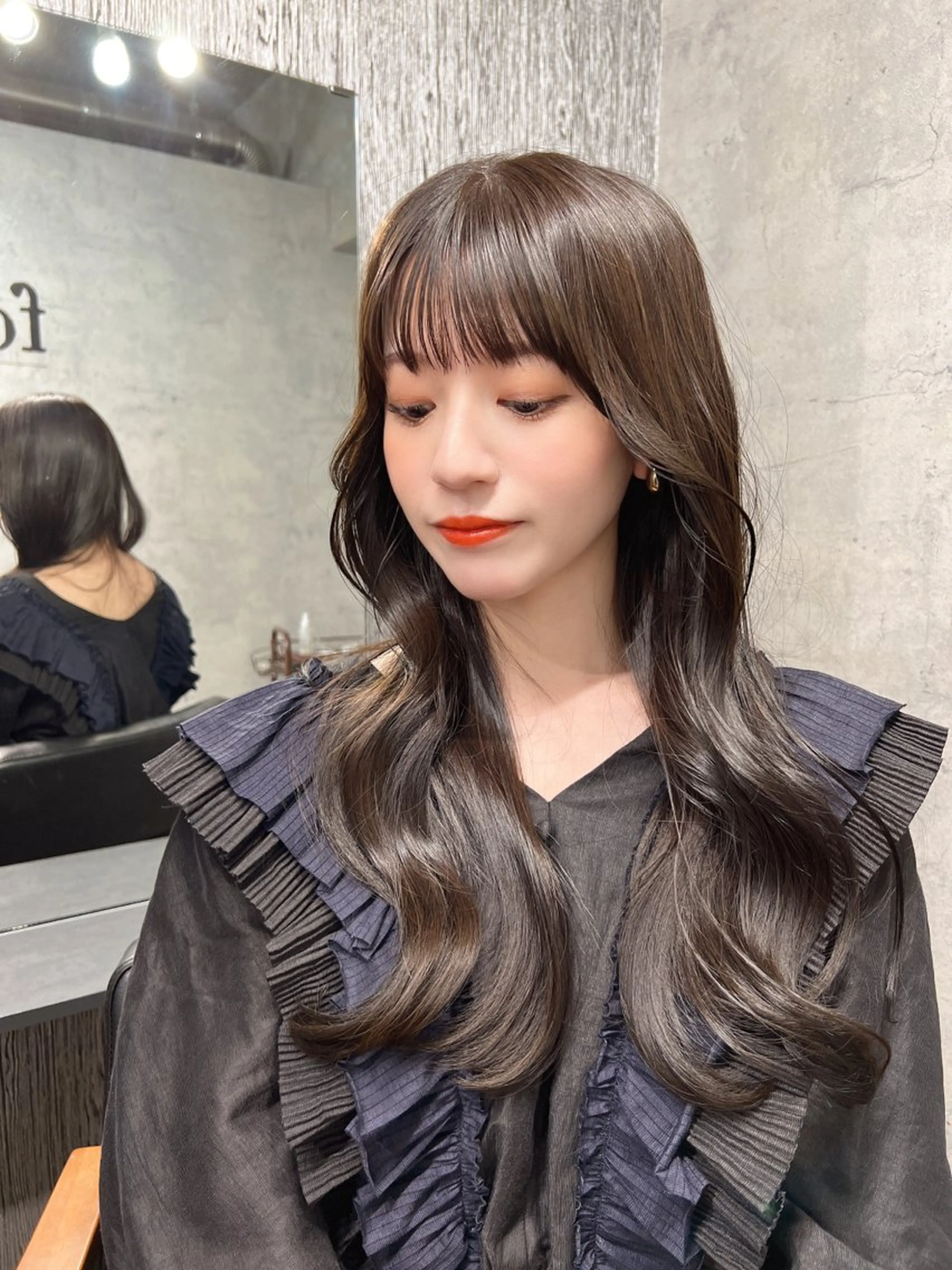 ロング カラー 韓国レイヤー/ 顔周り💕田中将吾のヘアスタイル
