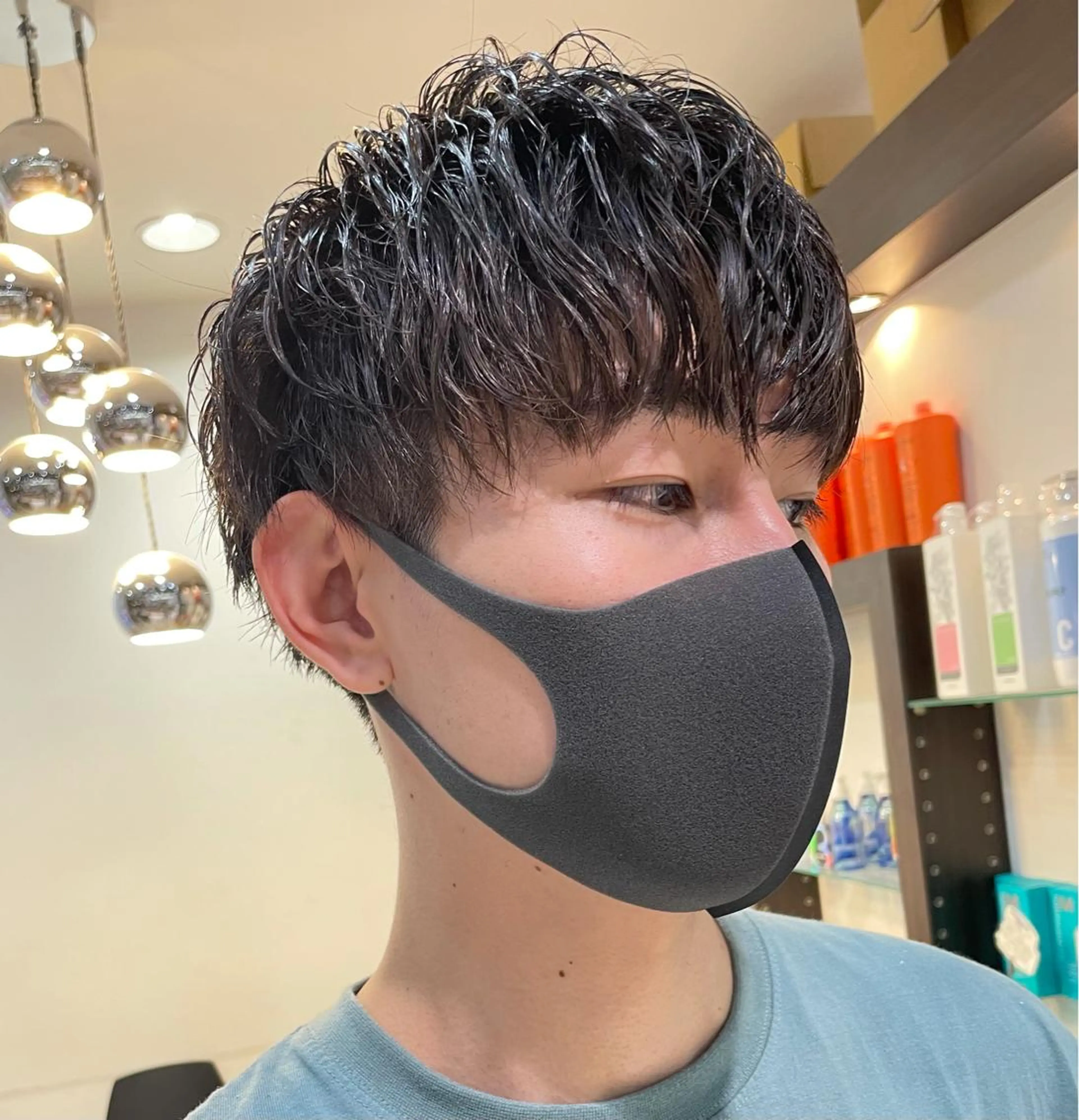 パーマ メンズ マッシュ メンズパーマ ニュアンスパーマ カット パーマ メンズ指名no'1 佐藤　亘のヘアスタイル