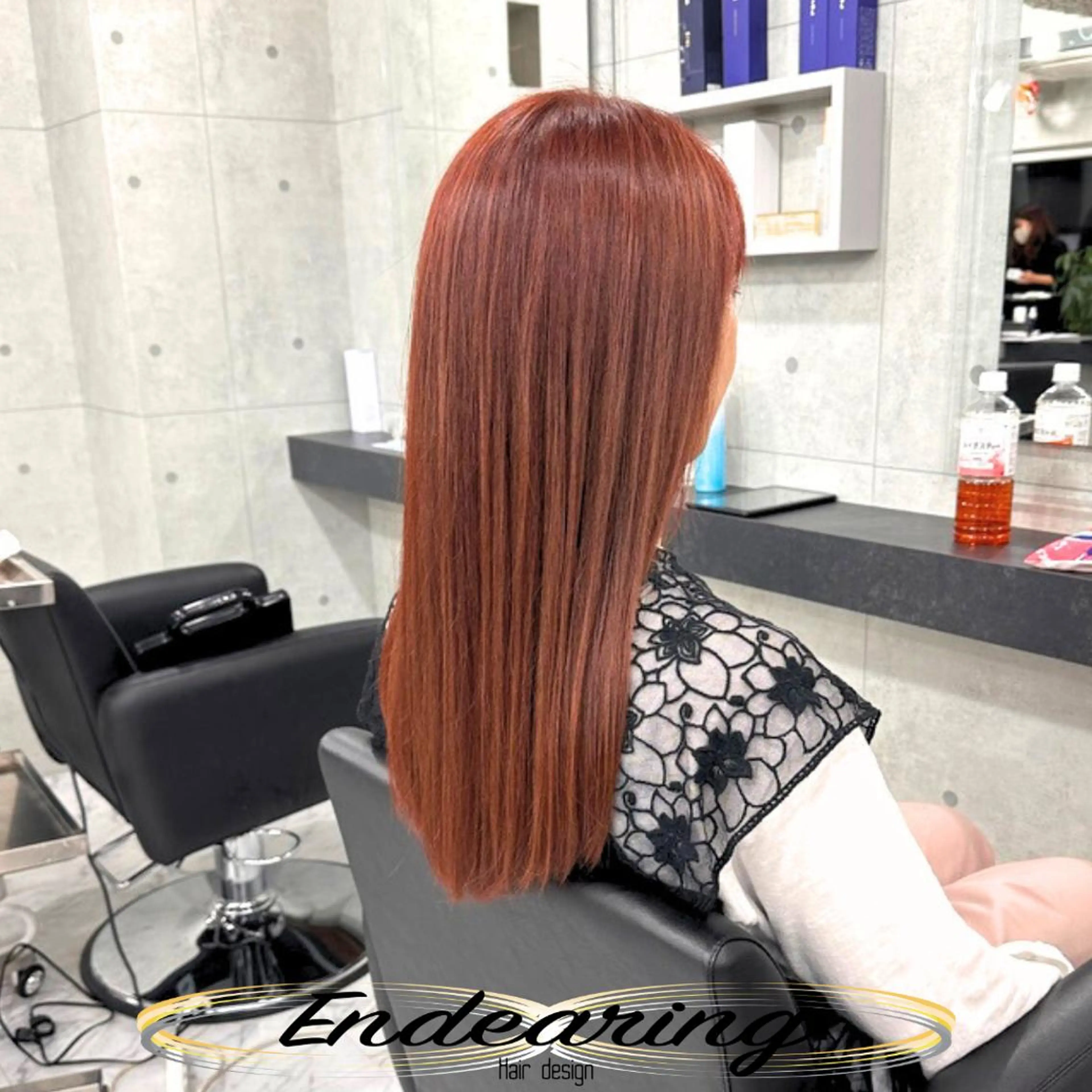 ロング レイヤーカット ロング ローレイヤー 小顔カット ヘアカラー Endearing 銀座/YOKOのヘアスタイル