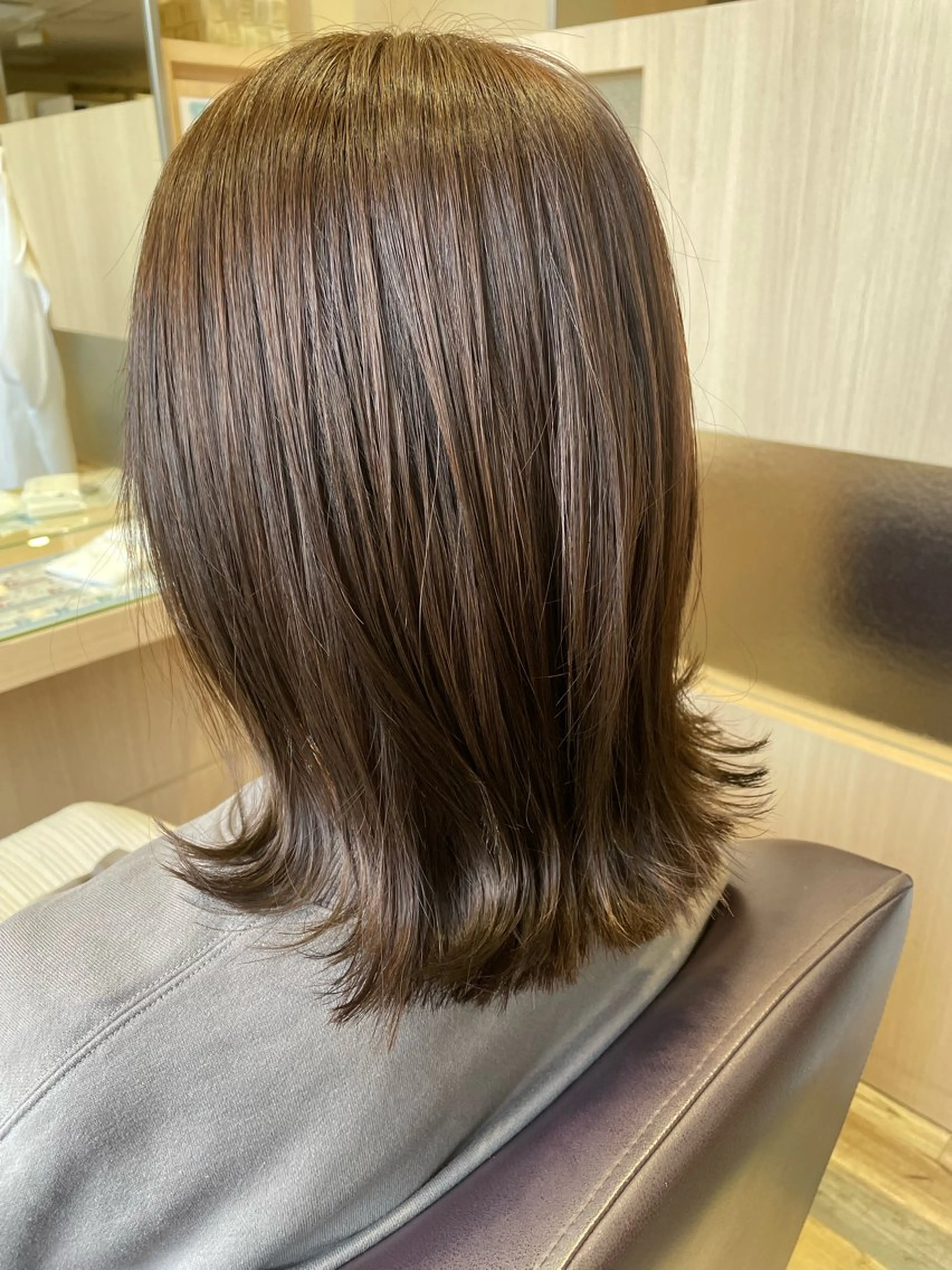 カット+イルミナカラー(ダメージ軽減！透明感UP!)の写真