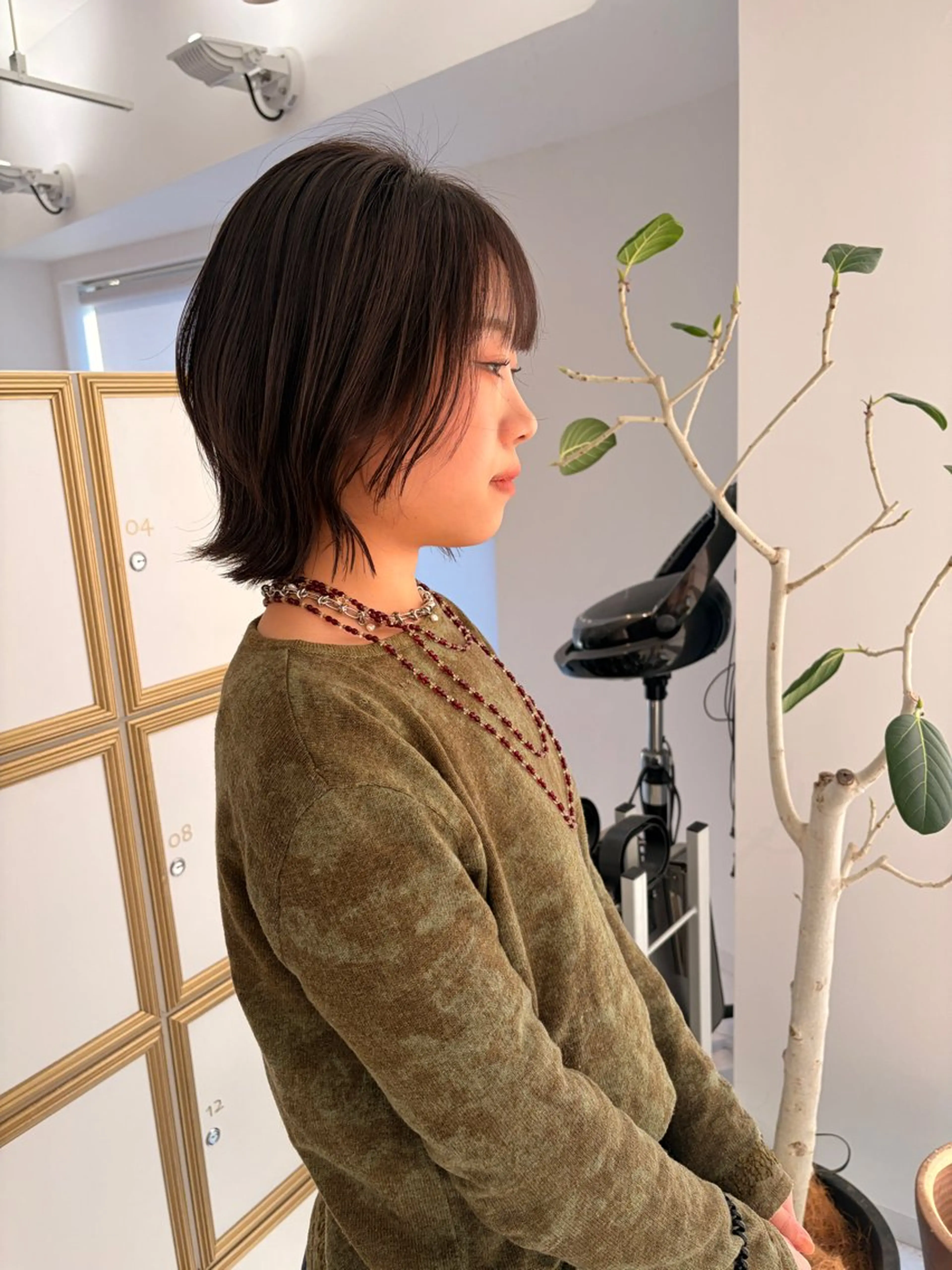 ミディアム カット ヘアカラー 🍓似合わせカット× パーマ/矢木🍓のヘアスタイル